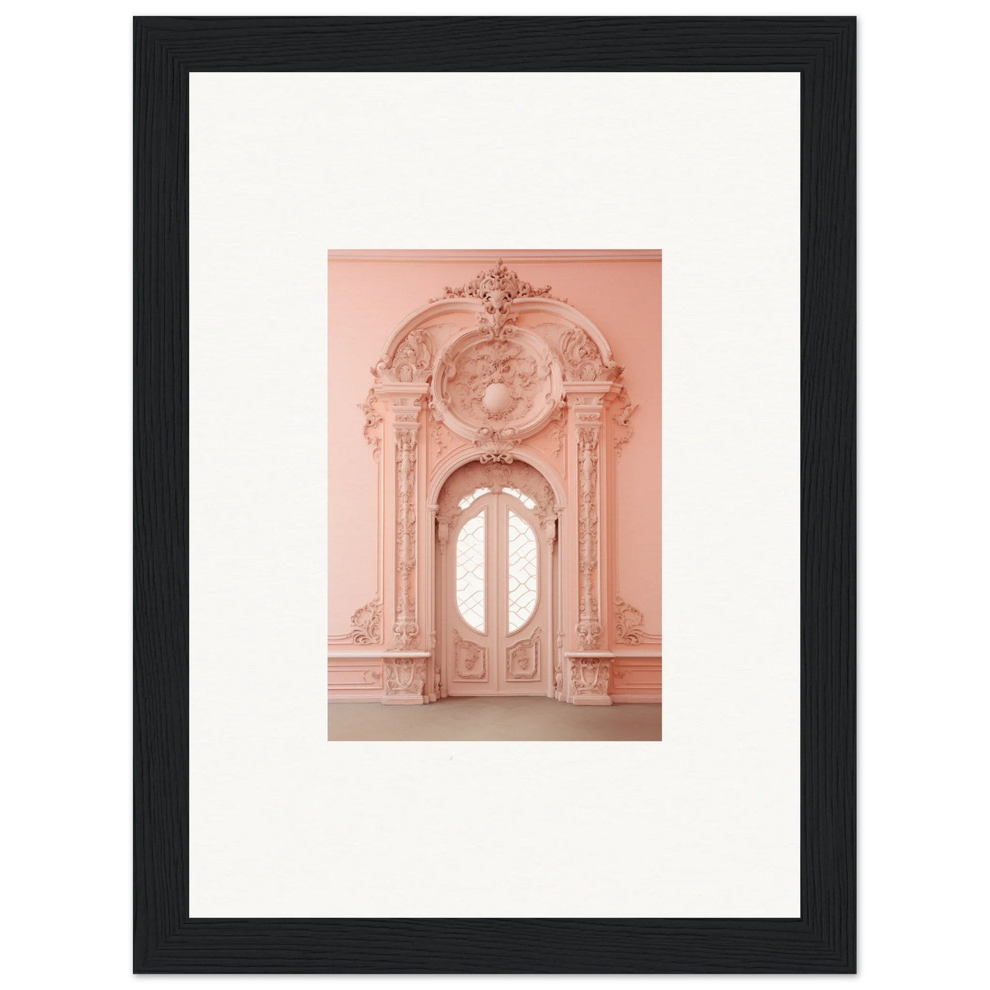 Stunning Ornate Pink Baroque Doorway in Ether Pendantia Portal Special Edition Art