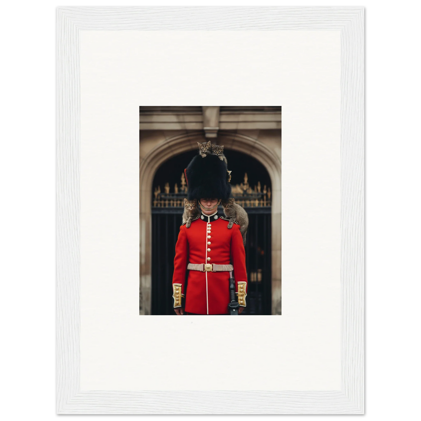 Royal guard in red uniform with bearskin hat for Monarch’s Dreamaroos special edition art™