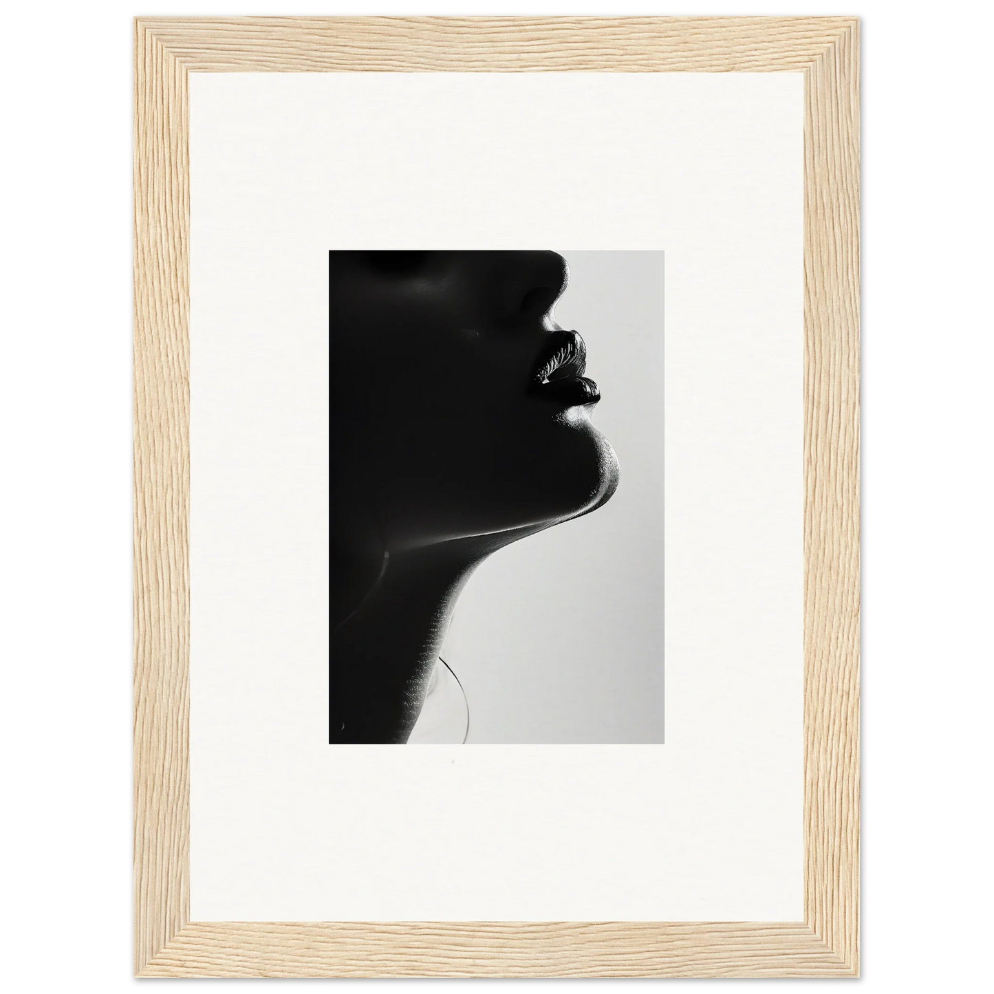 Black and white silhouette showcasing sharp contrast in Ethereal Odyssey Sonata art™