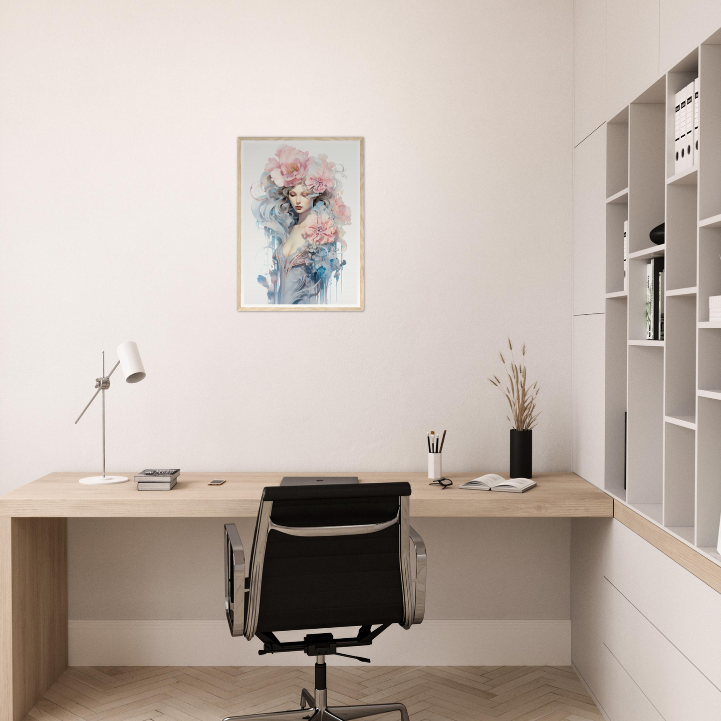 A framed poster of Untamed Elegance The Oracle Windows™ Collection.