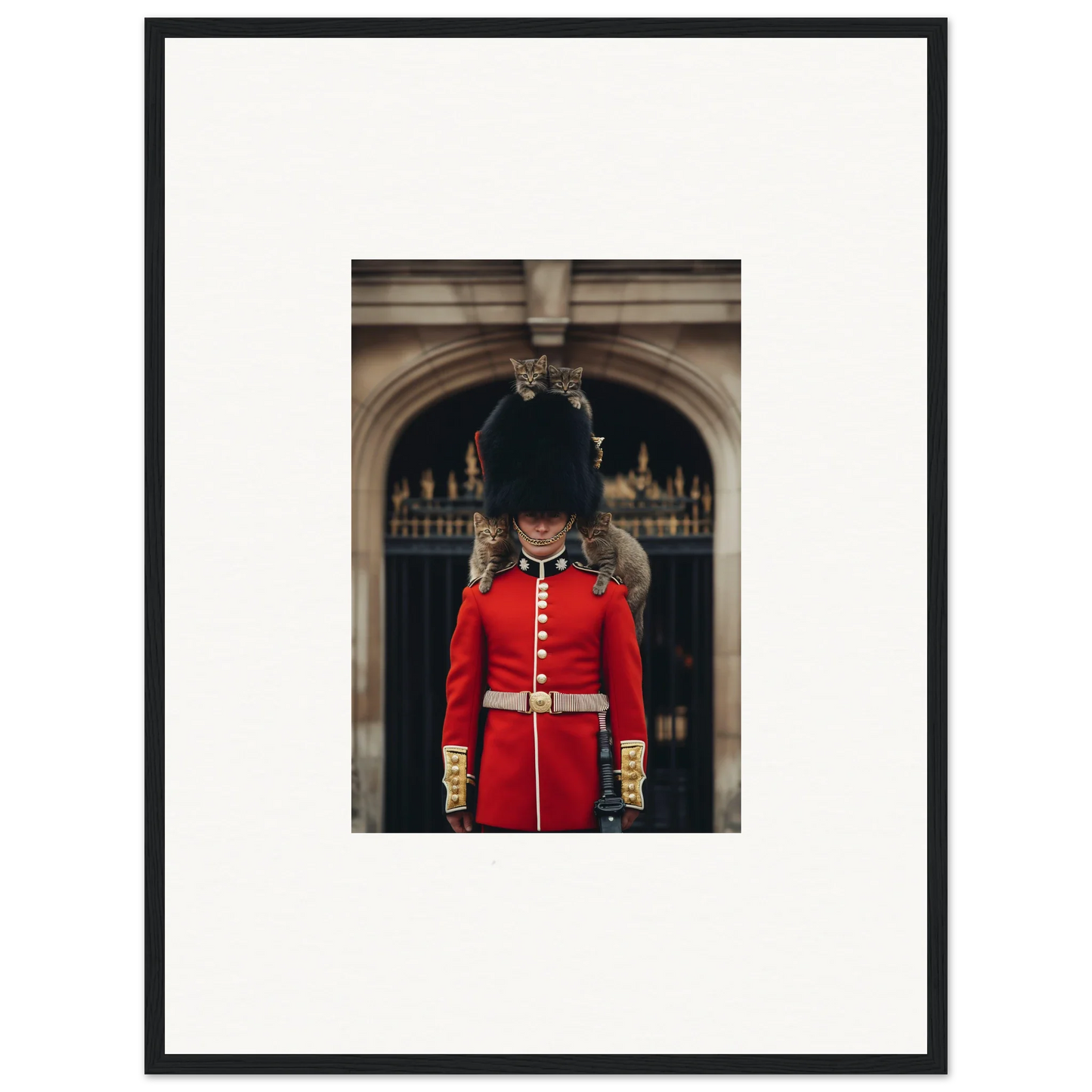 Royal guard in red uniform with bearskin hat for Monarch’s Dreamaroos Special Edition Art™