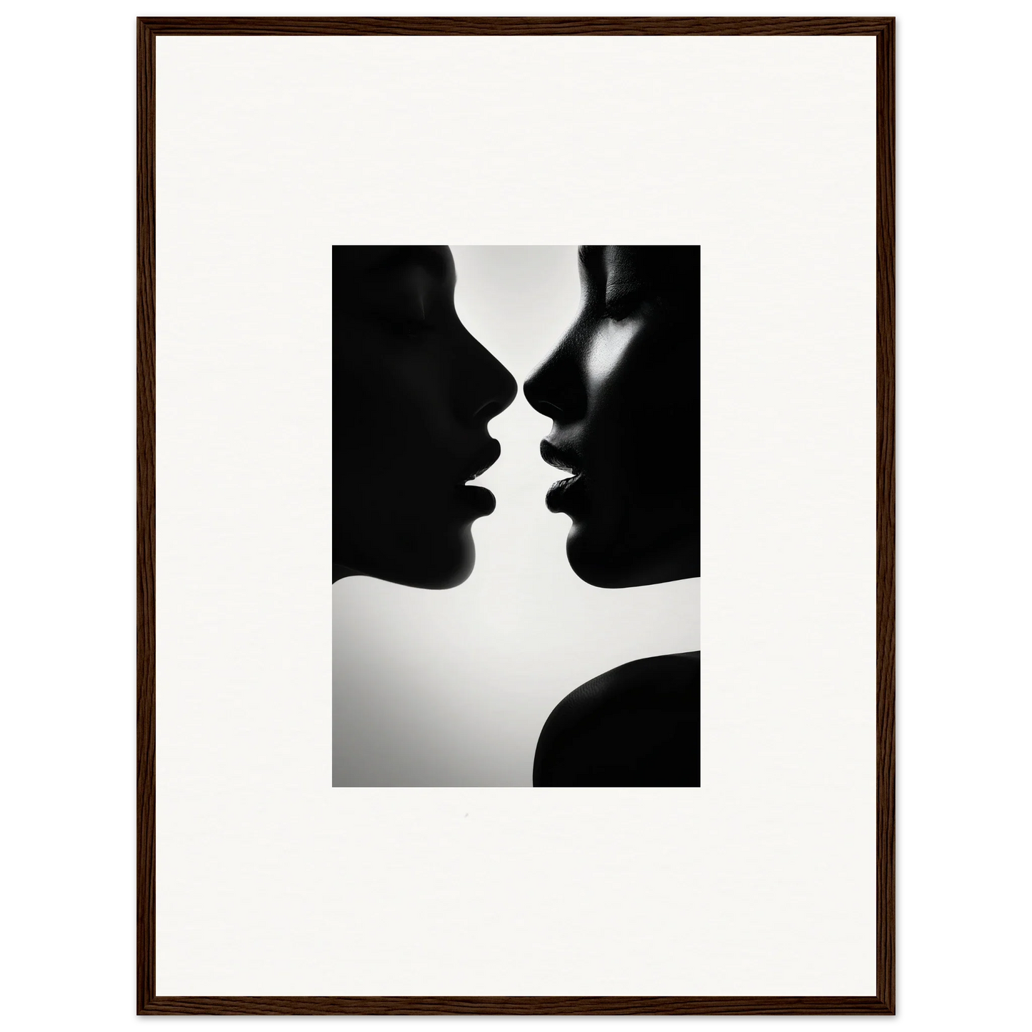Two silhouetted profiles in a sweet moment, highlighting Sables Dance special edition art