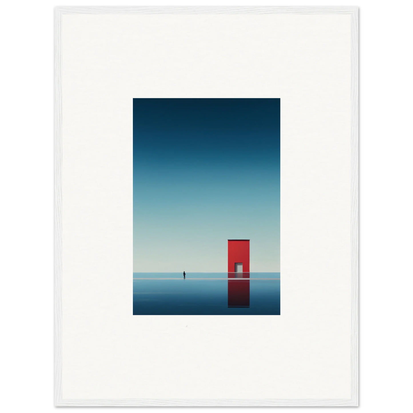 A striking red doorway in water from the Open Horizon special edition art™ collection