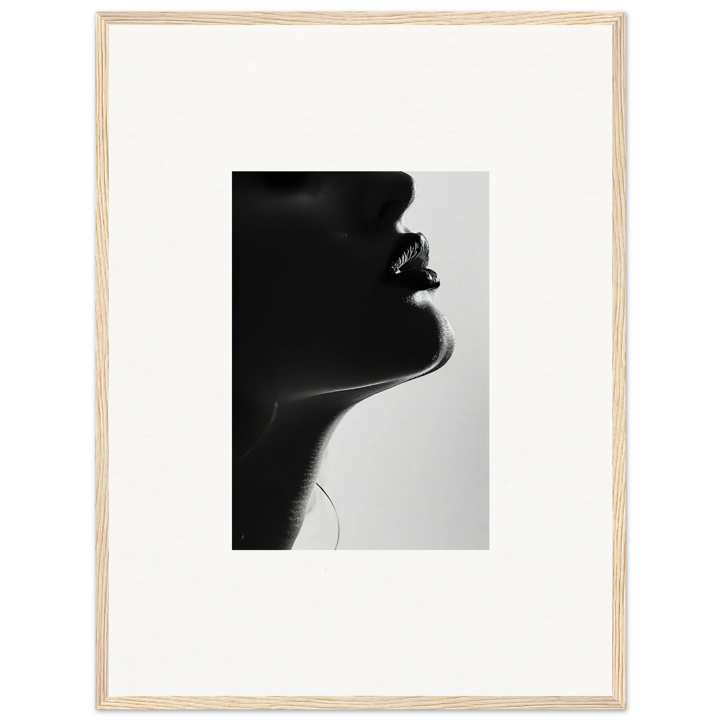Silhouette profile showcasing neck and jawline for Ethereal Odyssey Sonata special edition art™