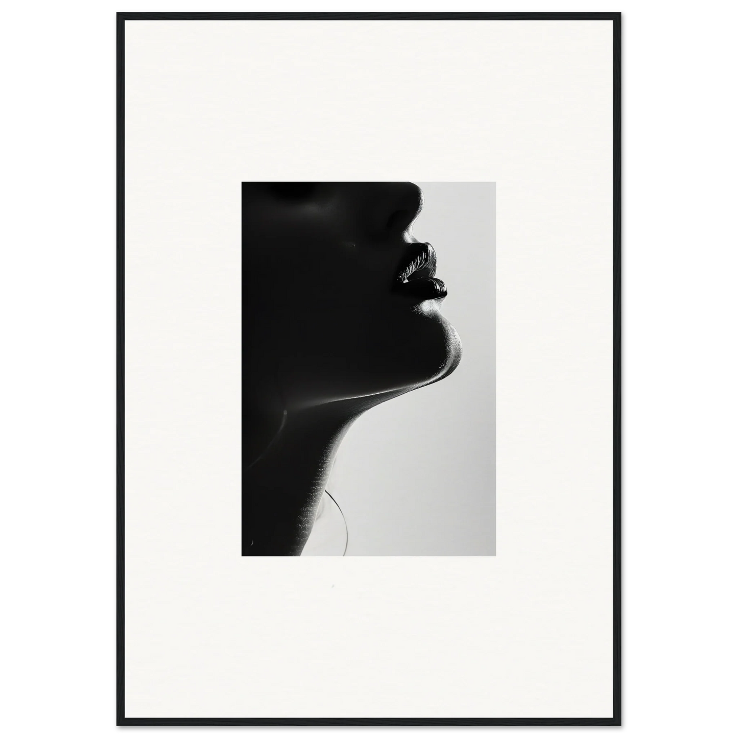 Silhouette of neck and jawline showcasing Ethereal Odyssey Sonata special edition art™