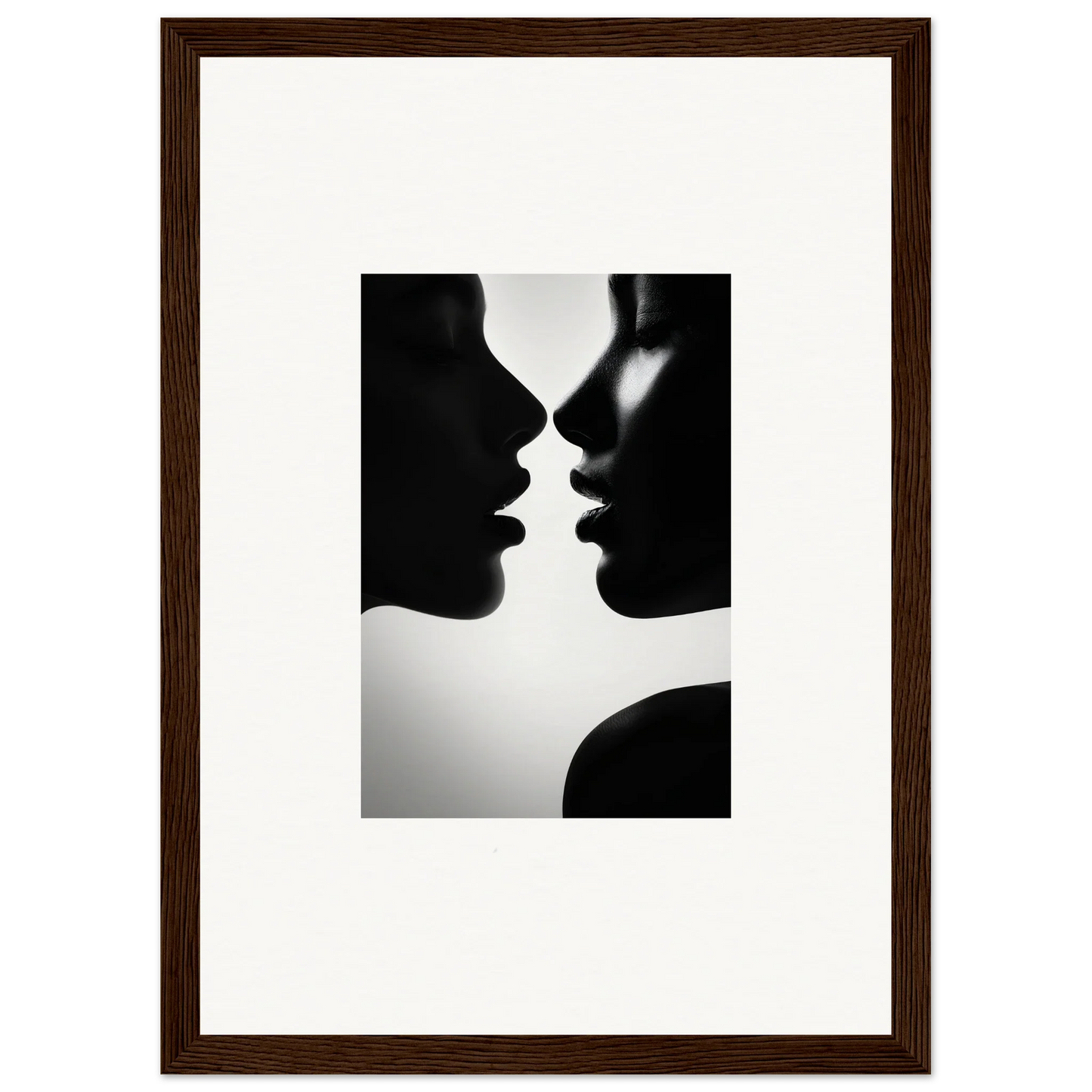 Two profiles in an intimate moment featured in Sables Dance special edition art™