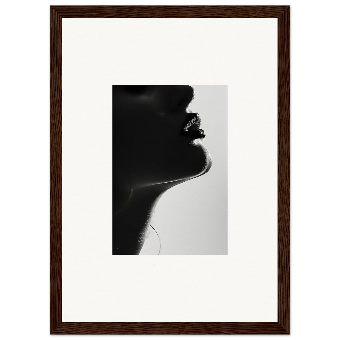Side profile silhouette in black and white for Ethereal Odyssey Sonata special edition art™