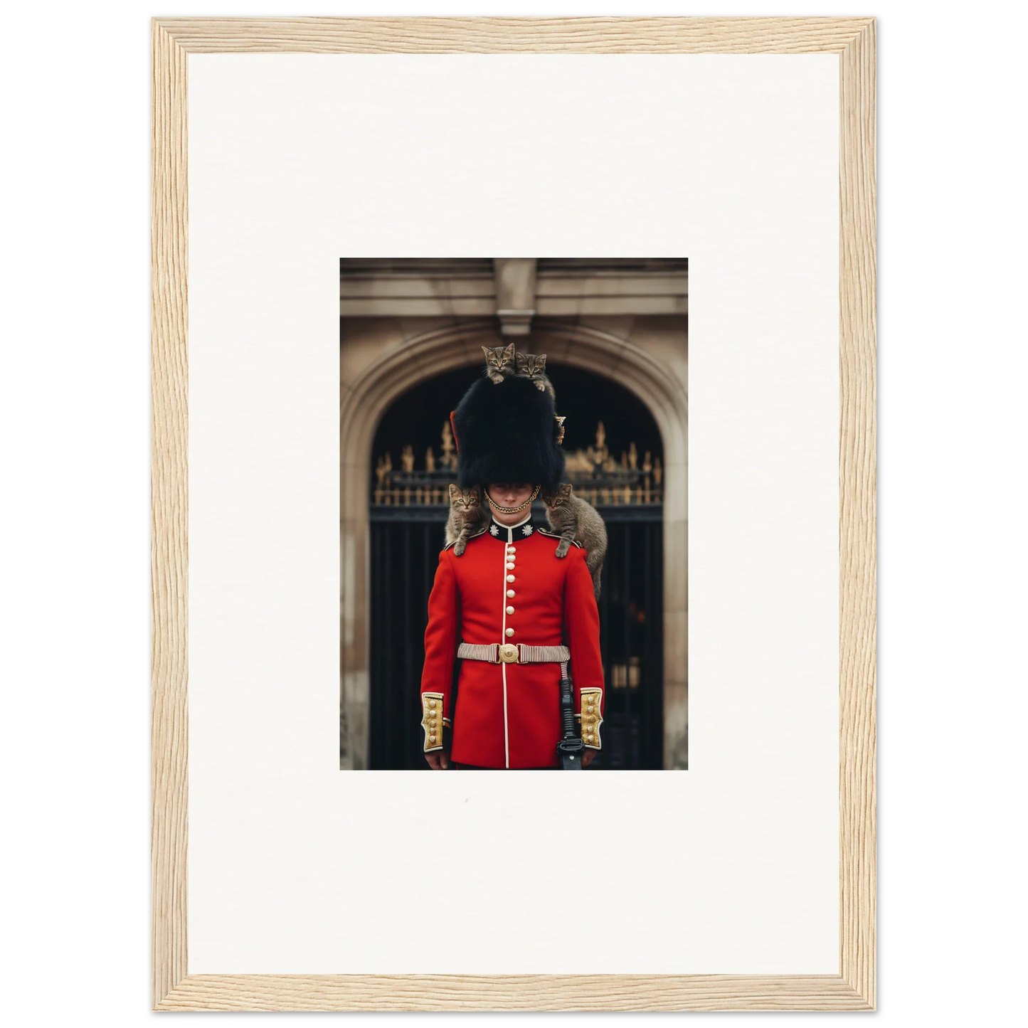Monarch’s Dreamaroos special edition art™ featuring a Queen’s Guard in red uniform