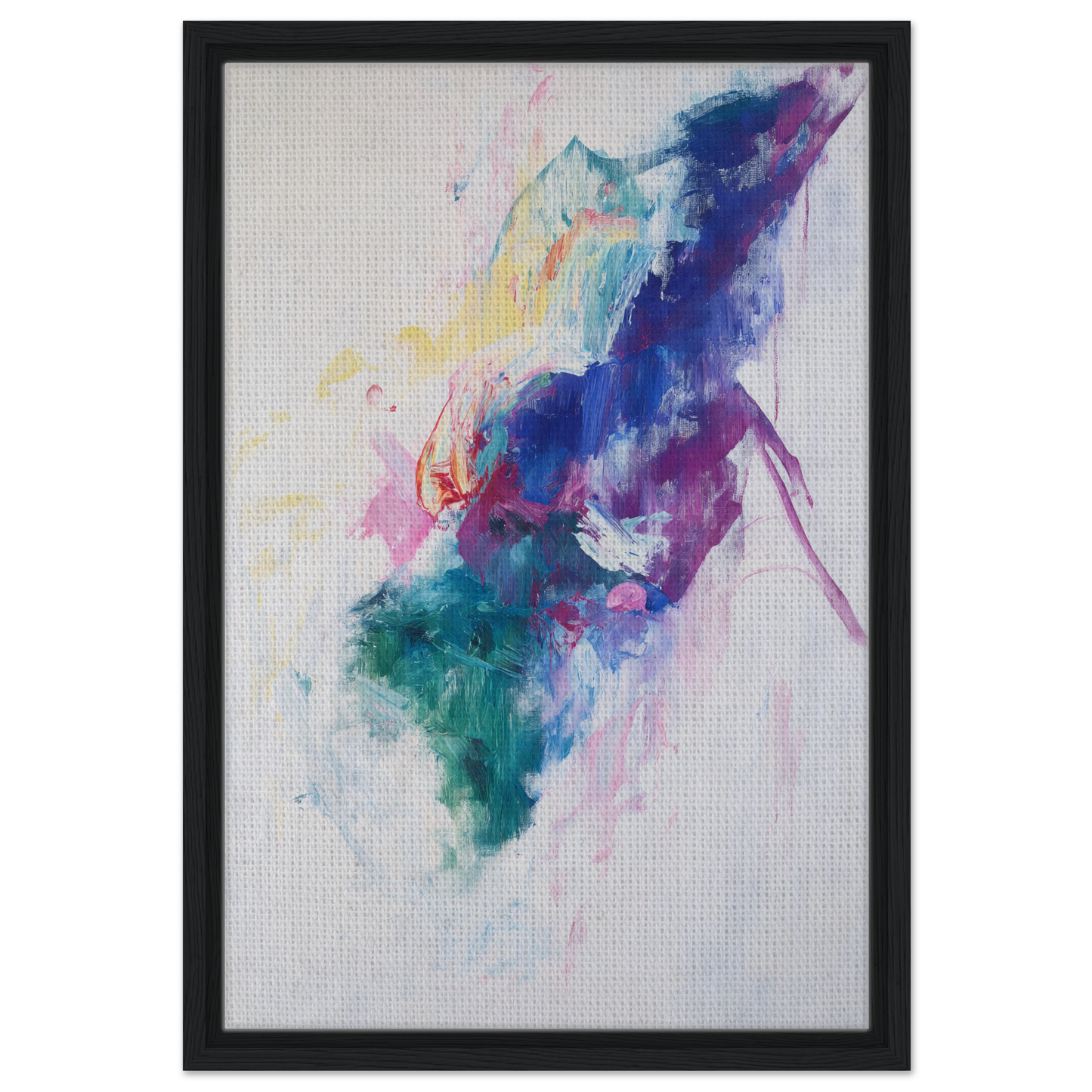Abstract watercolor painting of Chroma Winds Dance for vibrant room decor on Shopify Planet