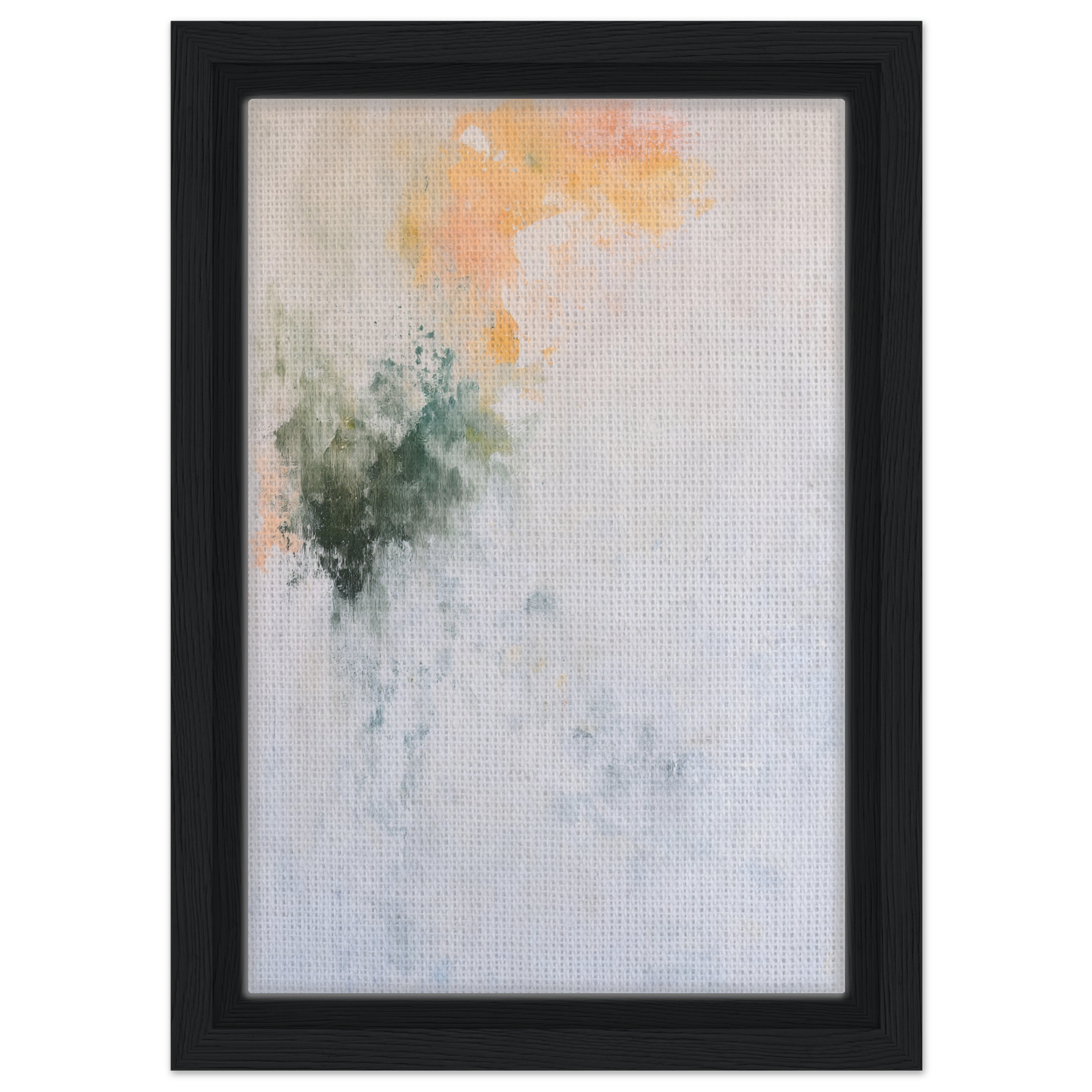 Abstract painting in soft pastels and textures, part of Conceptual Color Drift collection