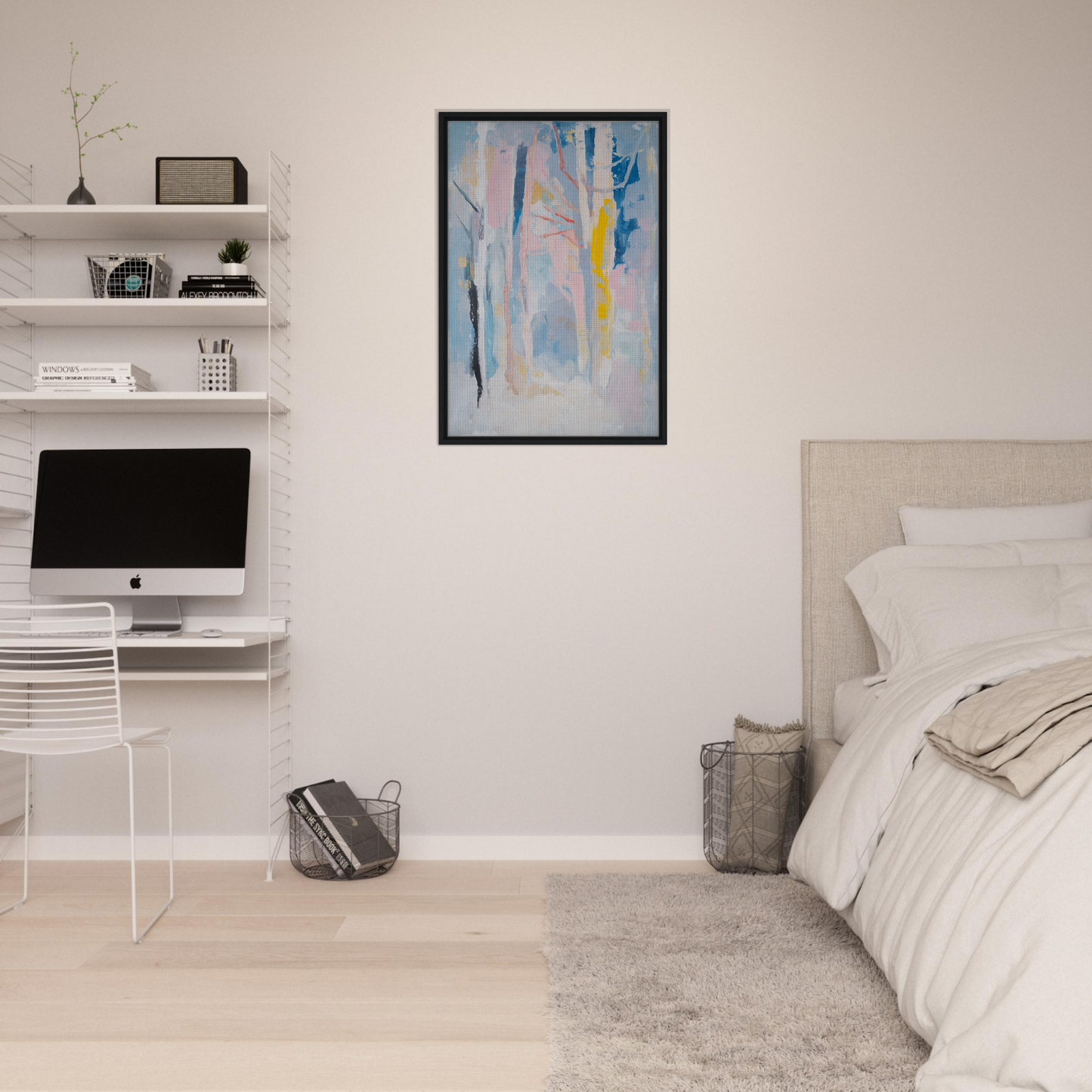 Minimalist bedroom showcasing Delirious Canopy Solitude for elegant room decor