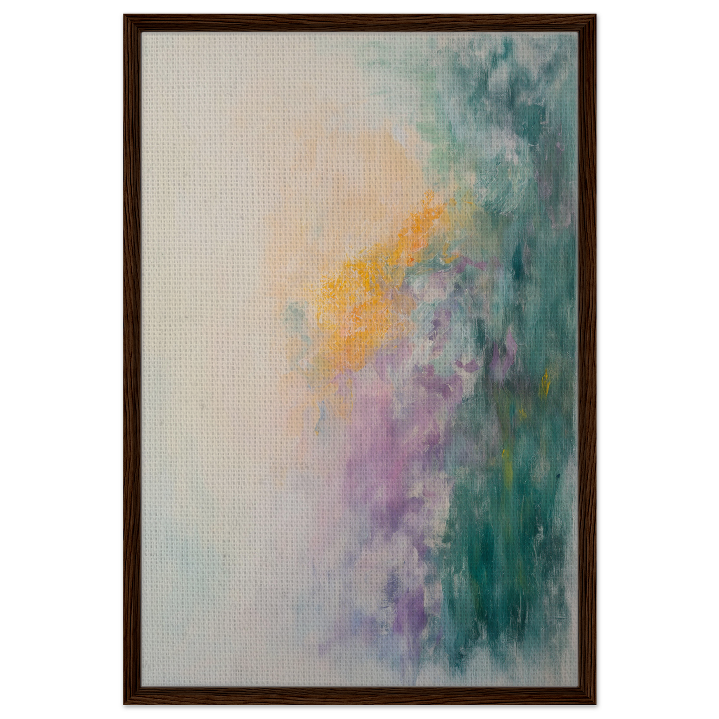 Abstract painting in soft pastel colors for Dreamscape Tranquility room decor