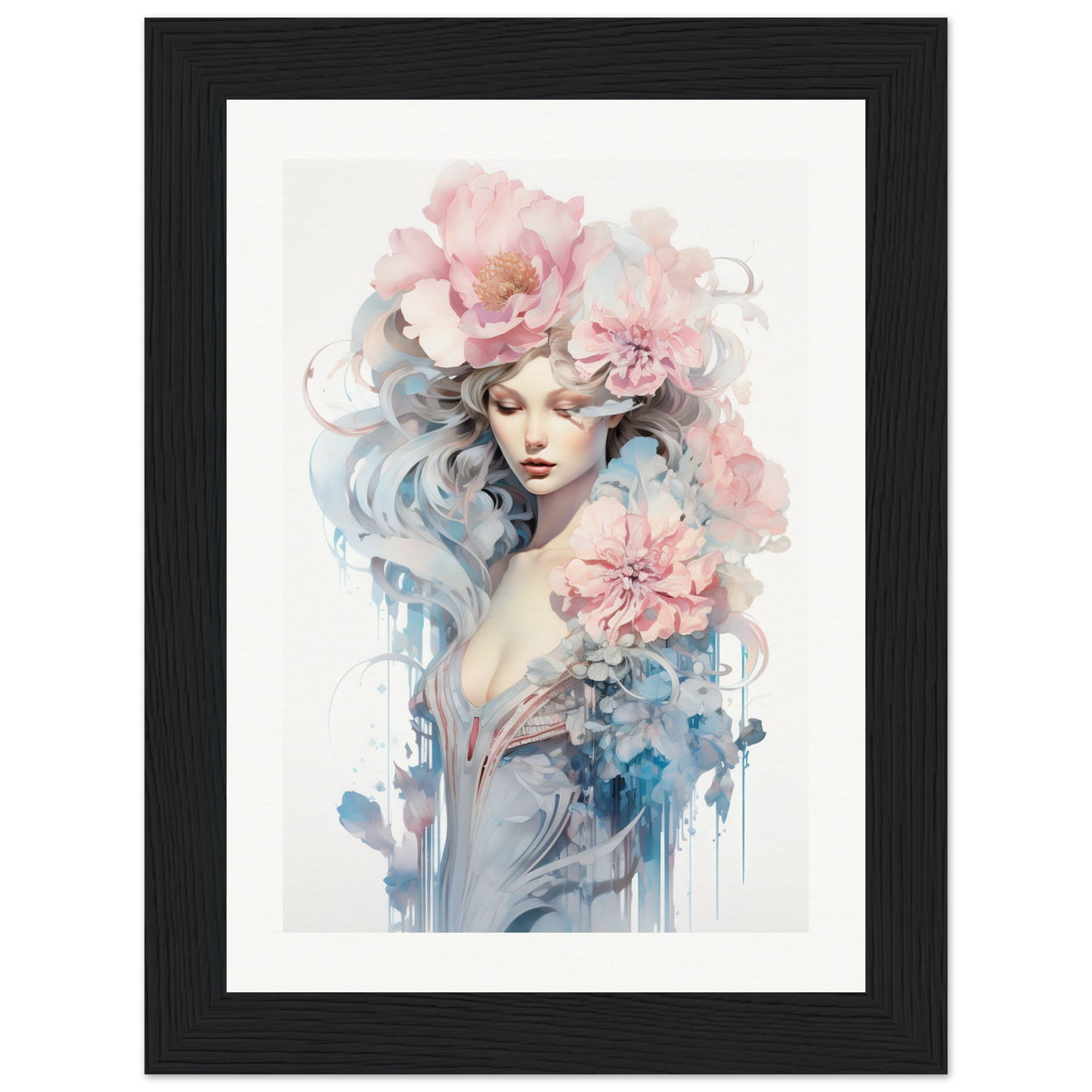 A framed poster of Untamed Elegance The Oracle Windows™ Collection.