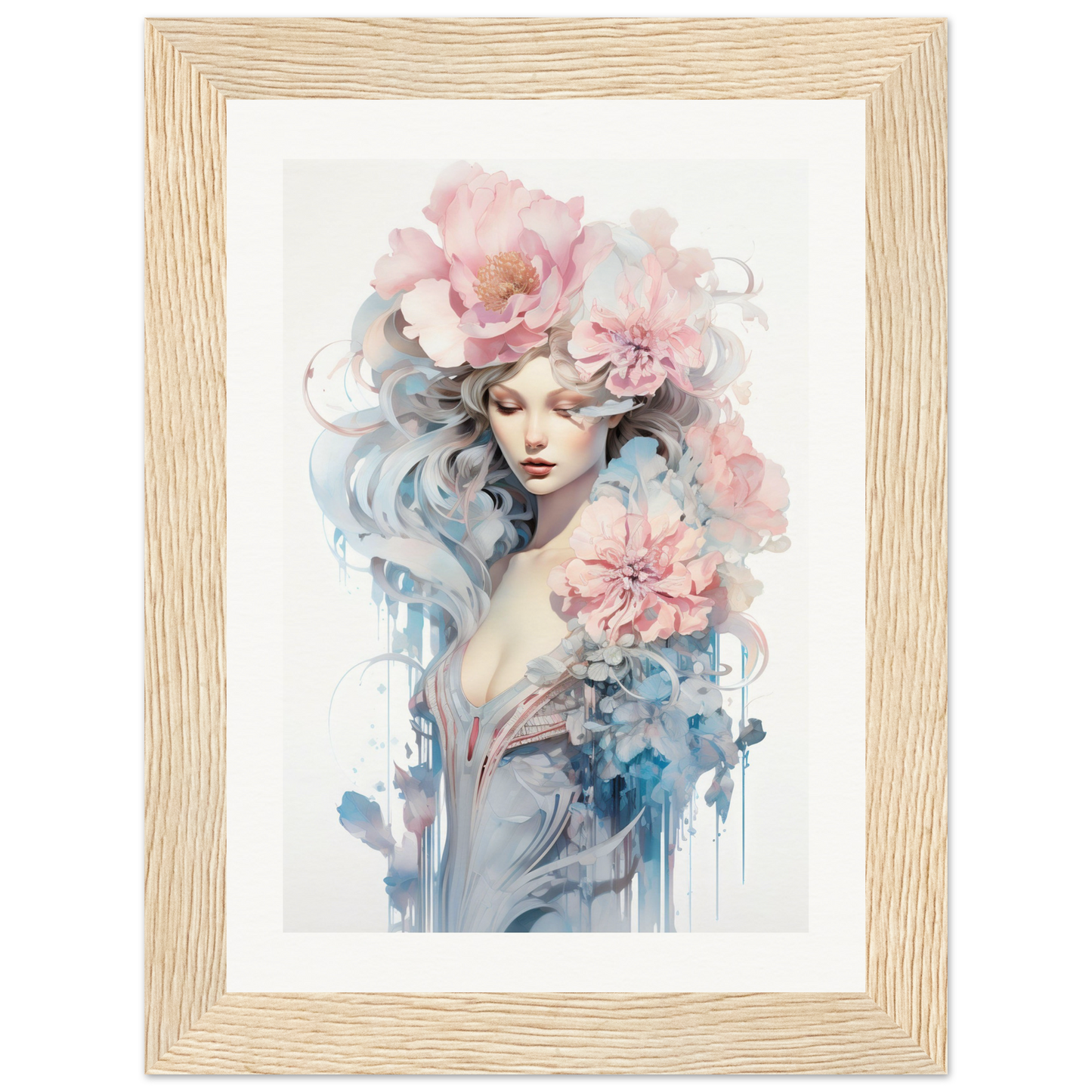 A framed poster of Untamed Elegance The Oracle Windows™ Collection.