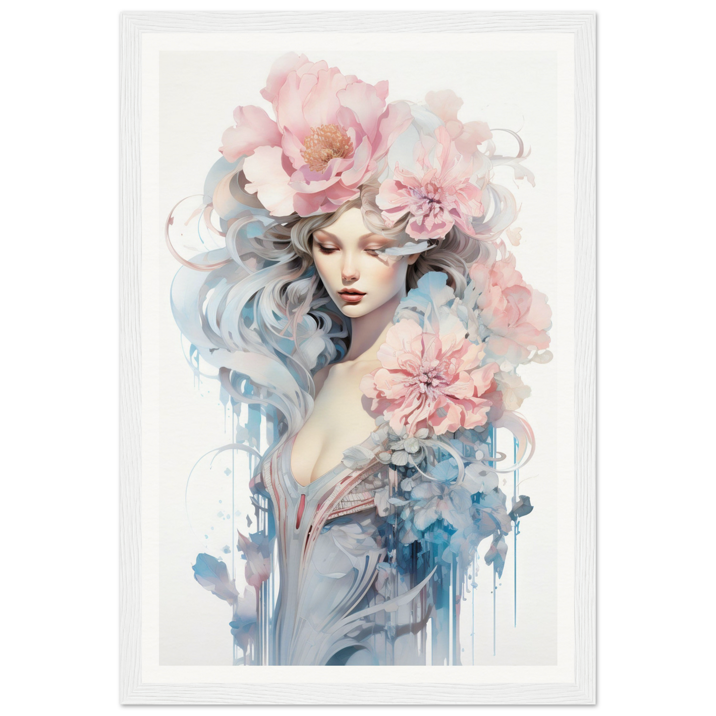 A framed poster of Untamed Elegance The Oracle Windows™ Collection.
