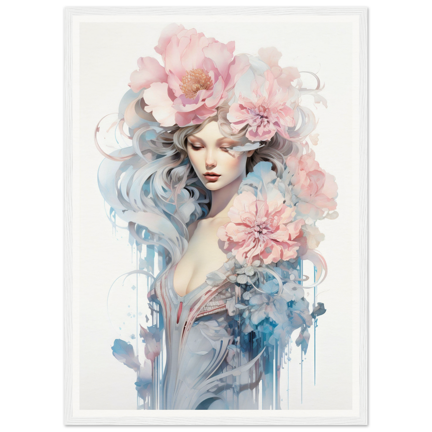 A framed poster of Untamed Elegance The Oracle Windows™ Collection.