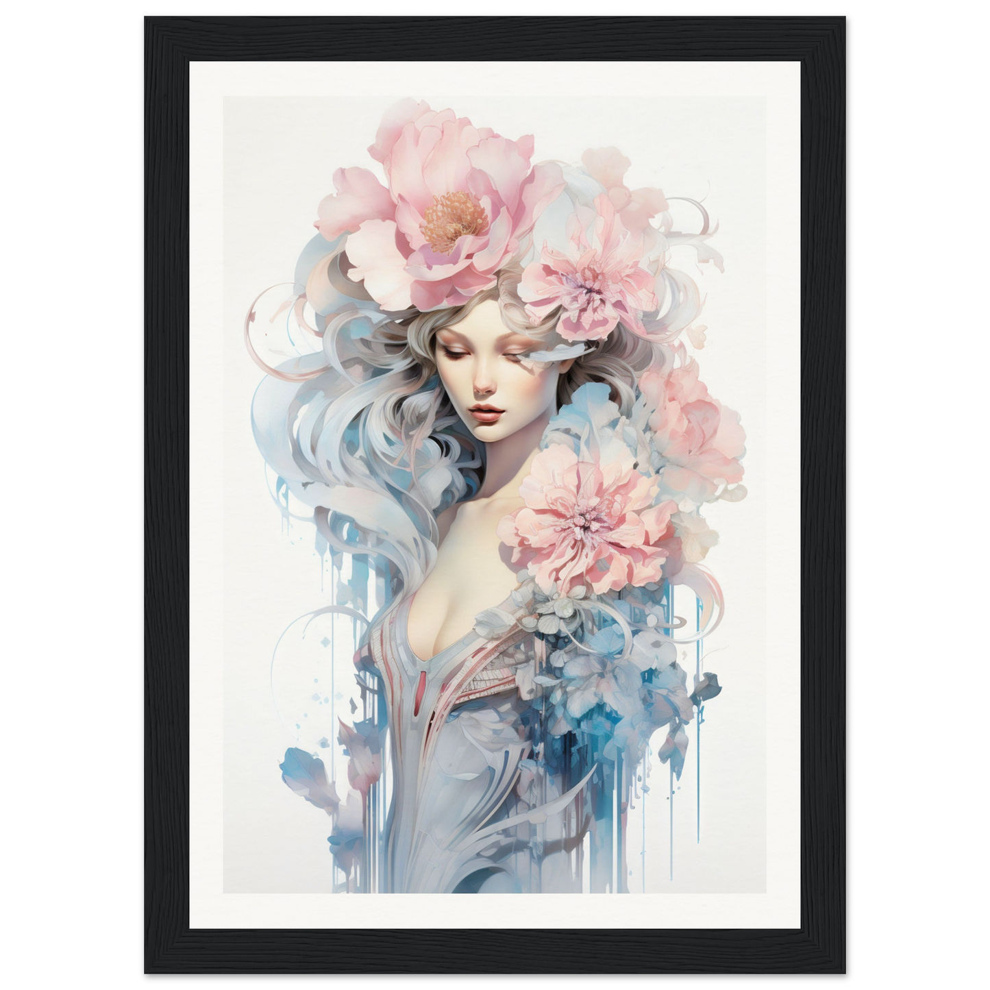 A framed poster of Untamed Elegance The Oracle Windows™ Collection.