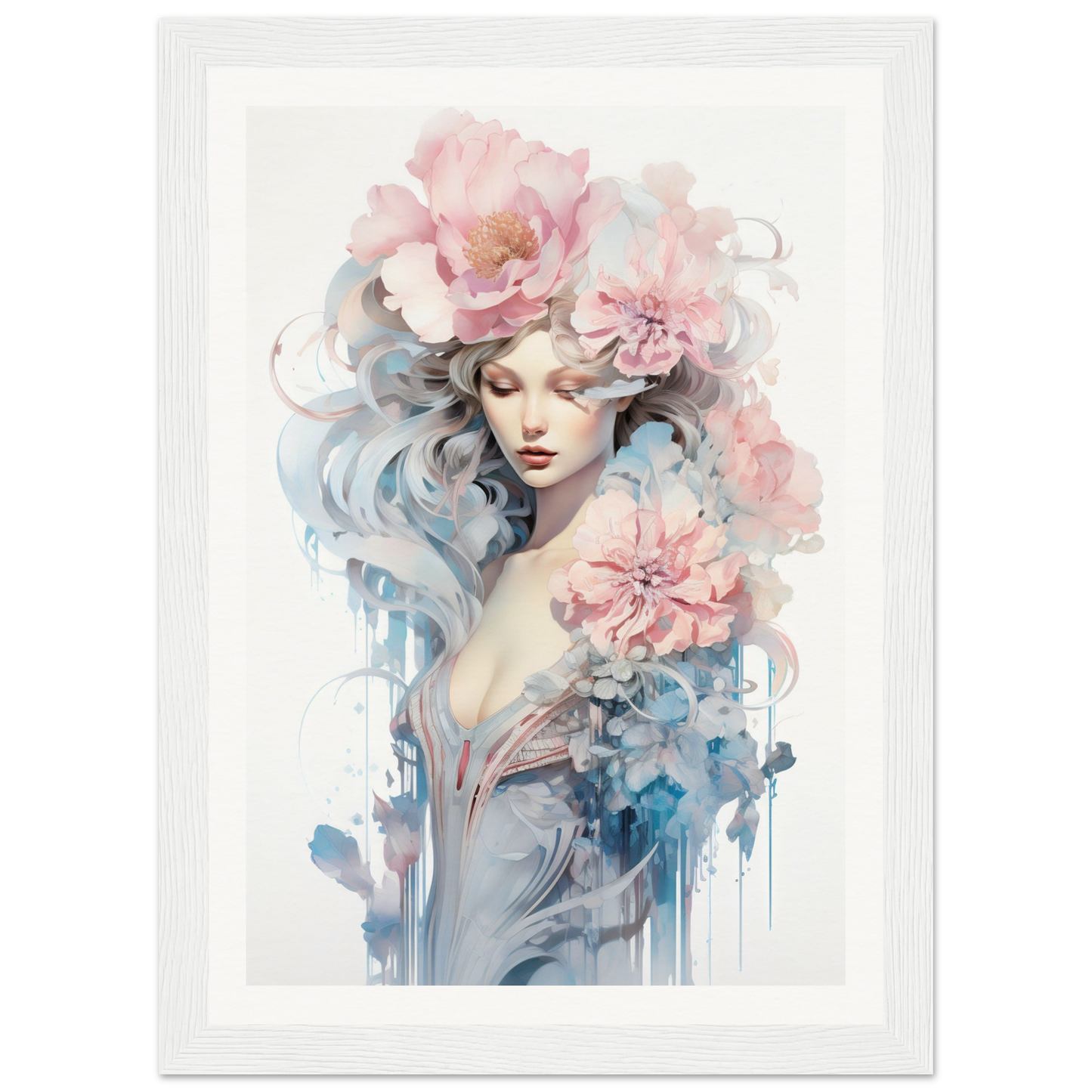 A framed poster of Untamed Elegance The Oracle Windows™ Collection.