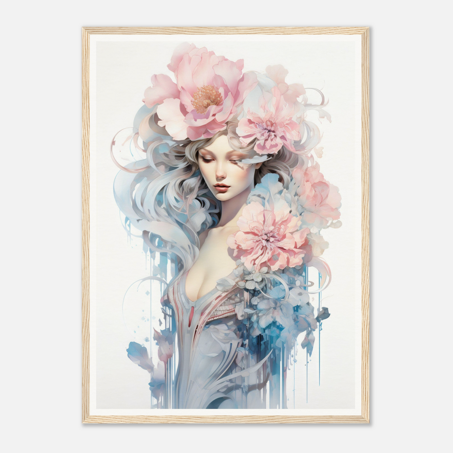 A framed poster of Untamed Elegance The Oracle Windows™ Collection.