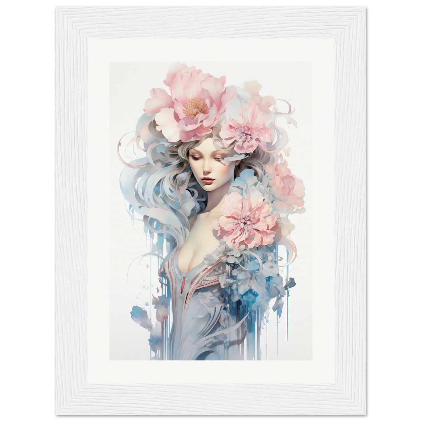 A framed poster of Untamed Elegance The Oracle Windows™ Collection.