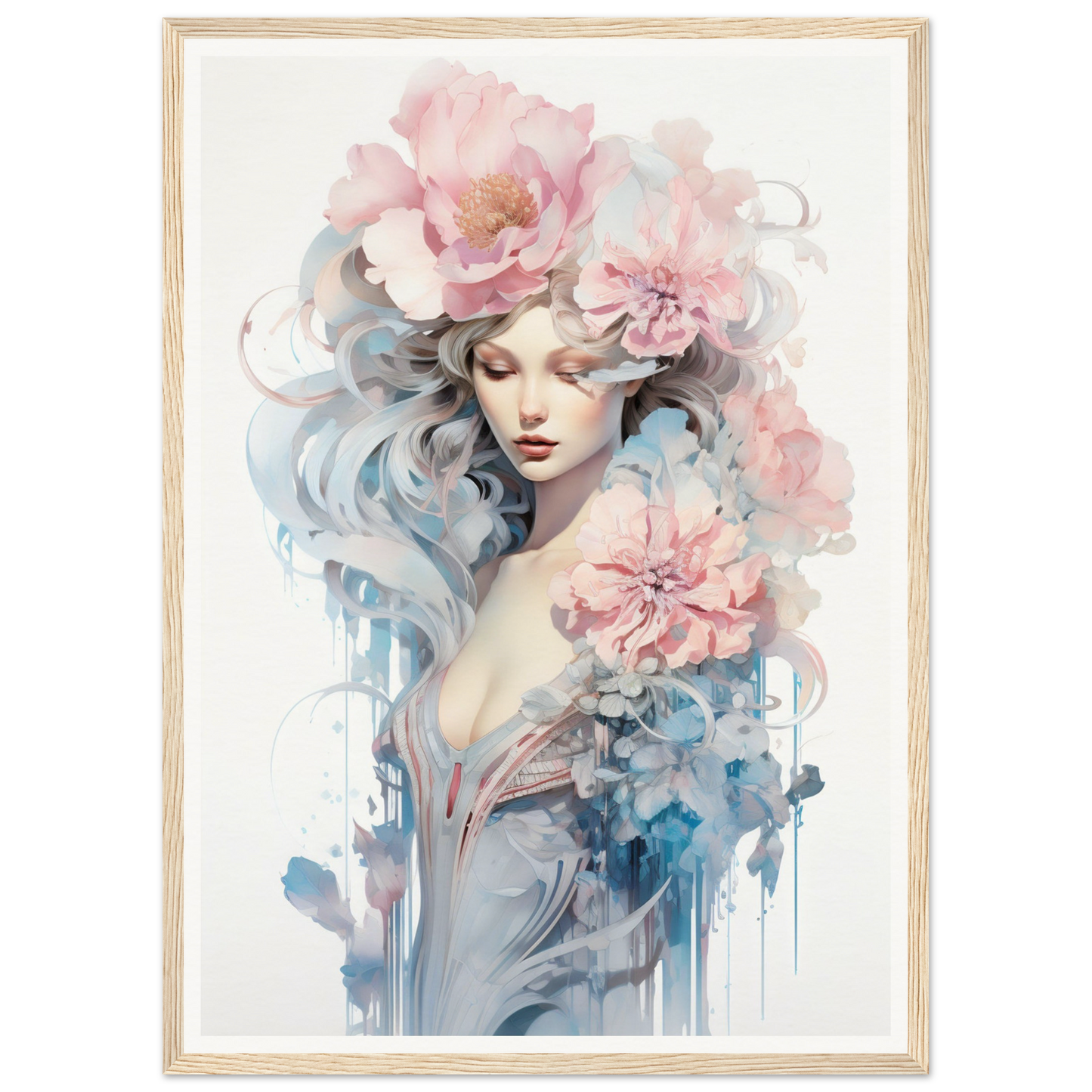 A framed poster of Untamed Elegance The Oracle Windows™ Collection.