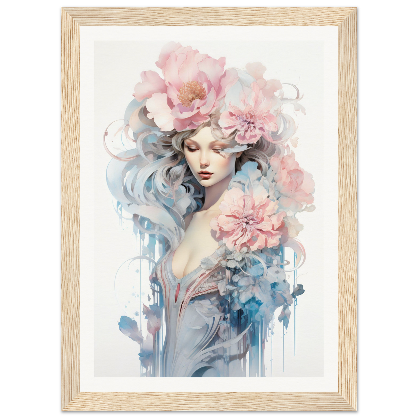 A framed poster of Untamed Elegance The Oracle Windows™ Collection.