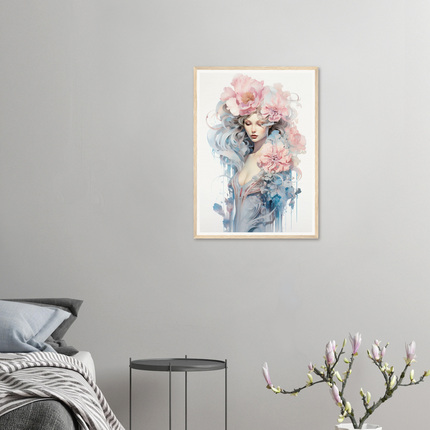 A framed poster of Untamed Elegance The Oracle Windows™ Collection.