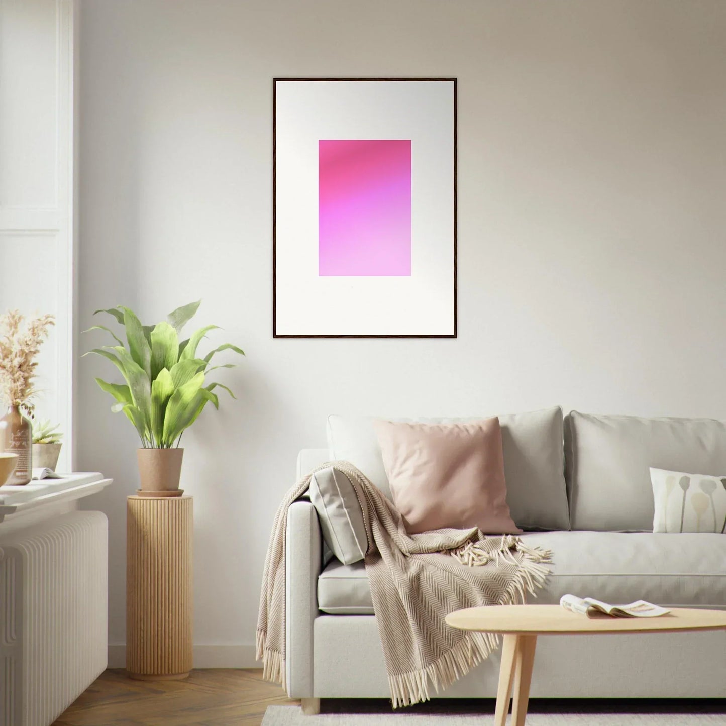 Vibrant pink and purple gradient artwork in a dark frame, Cerise Dream Surface special edition