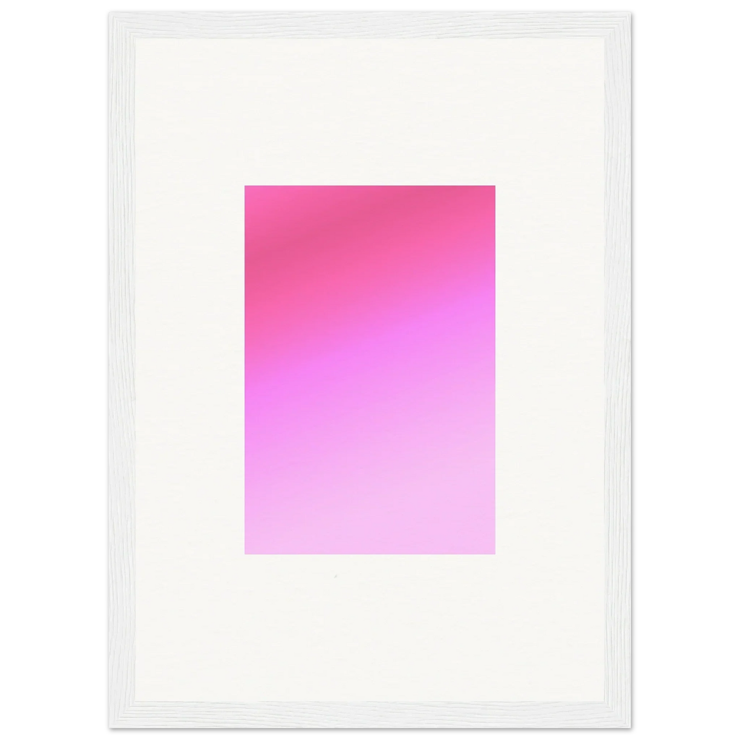 Framed wall art featuring a pink-to-purple gradient on the Cerise Dream Surface