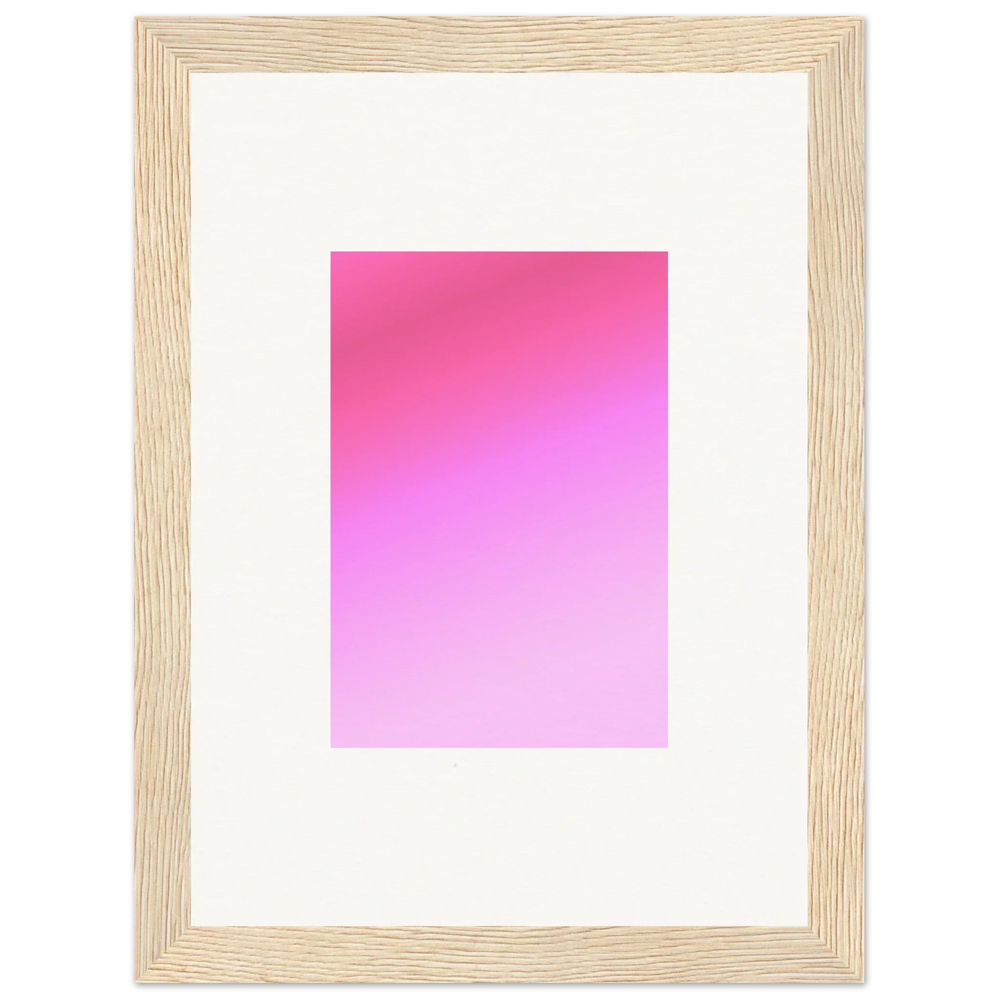 Framed wall art of a Pink-to-purple gradient in Cerise Dream Surface design