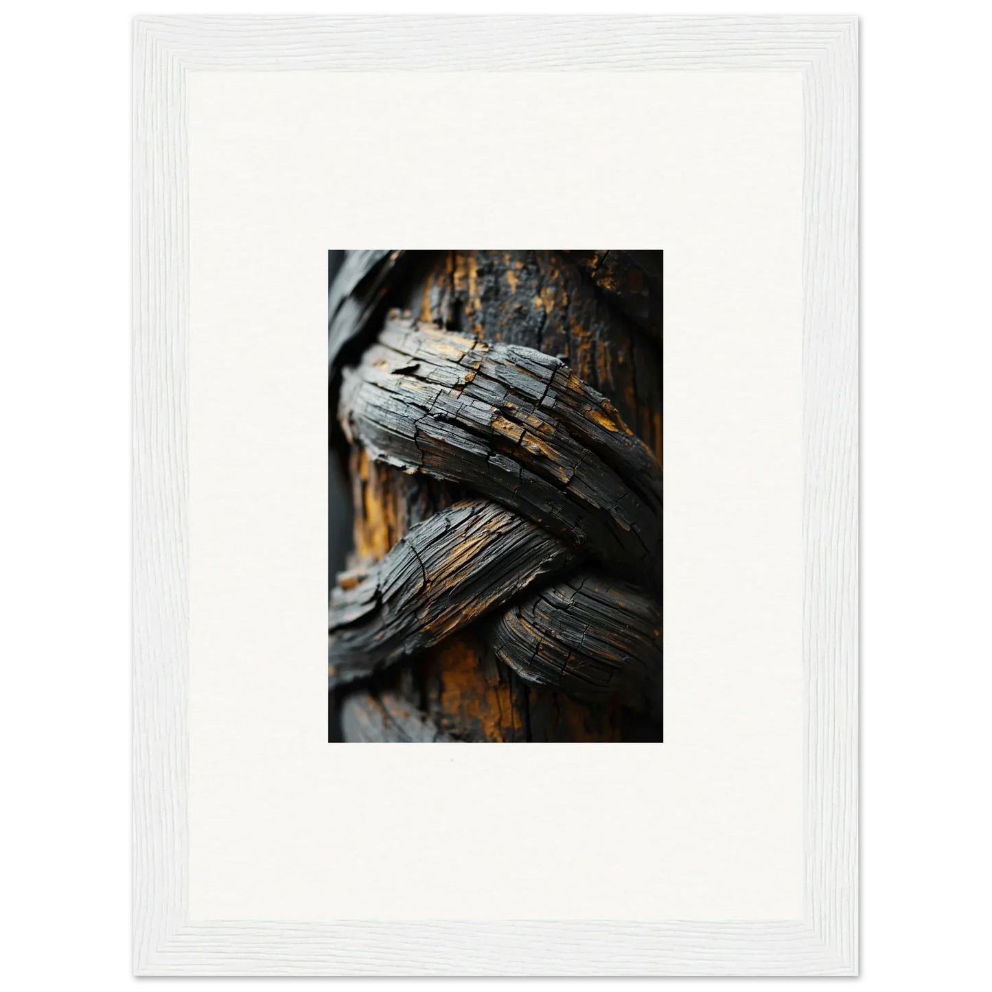 Weathered wood with rough textures perfect for a Garden Balet canvas print decor