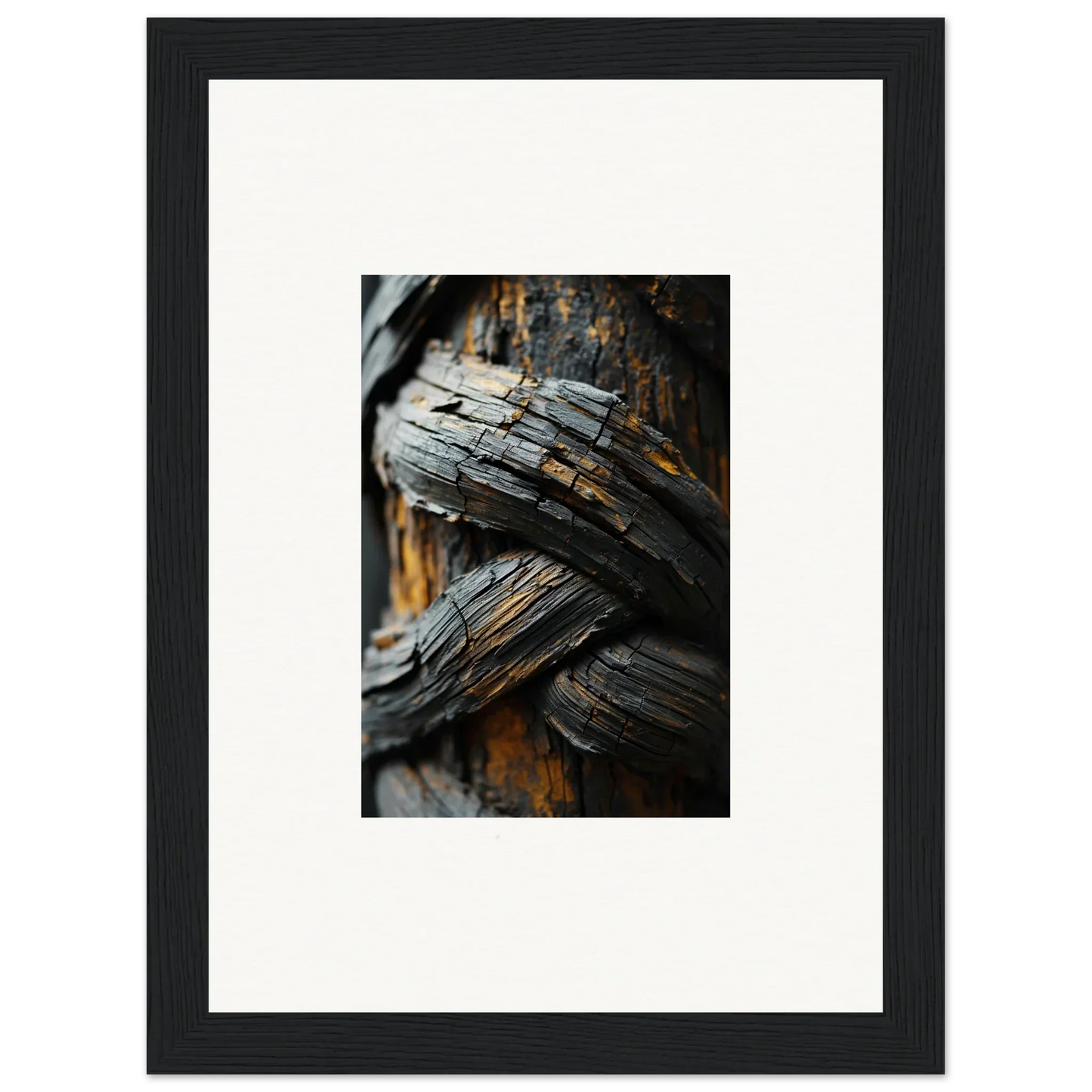 Weathered wood with cool textures perfect for a Garden Balet canvas print decoration