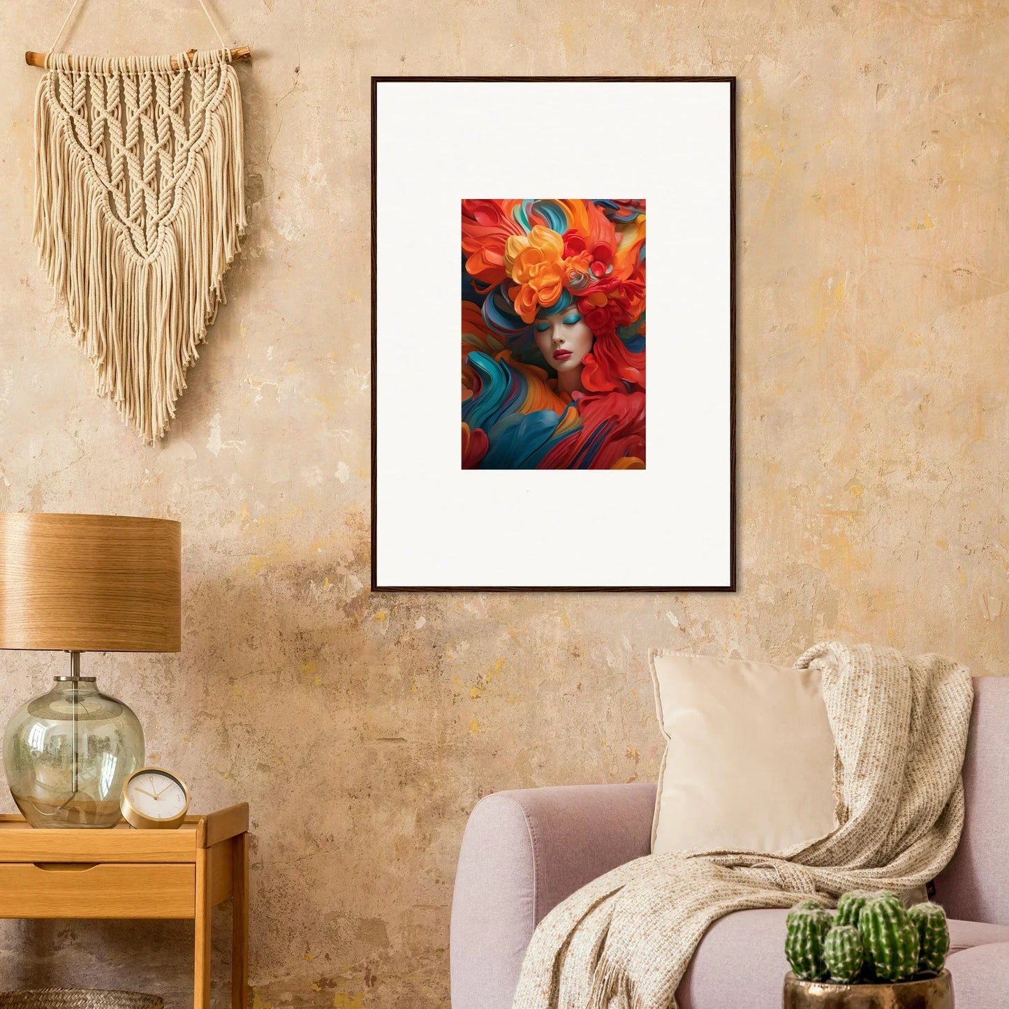 Framed colorful canvas print of Dream Ecstasy for stunning room decoration