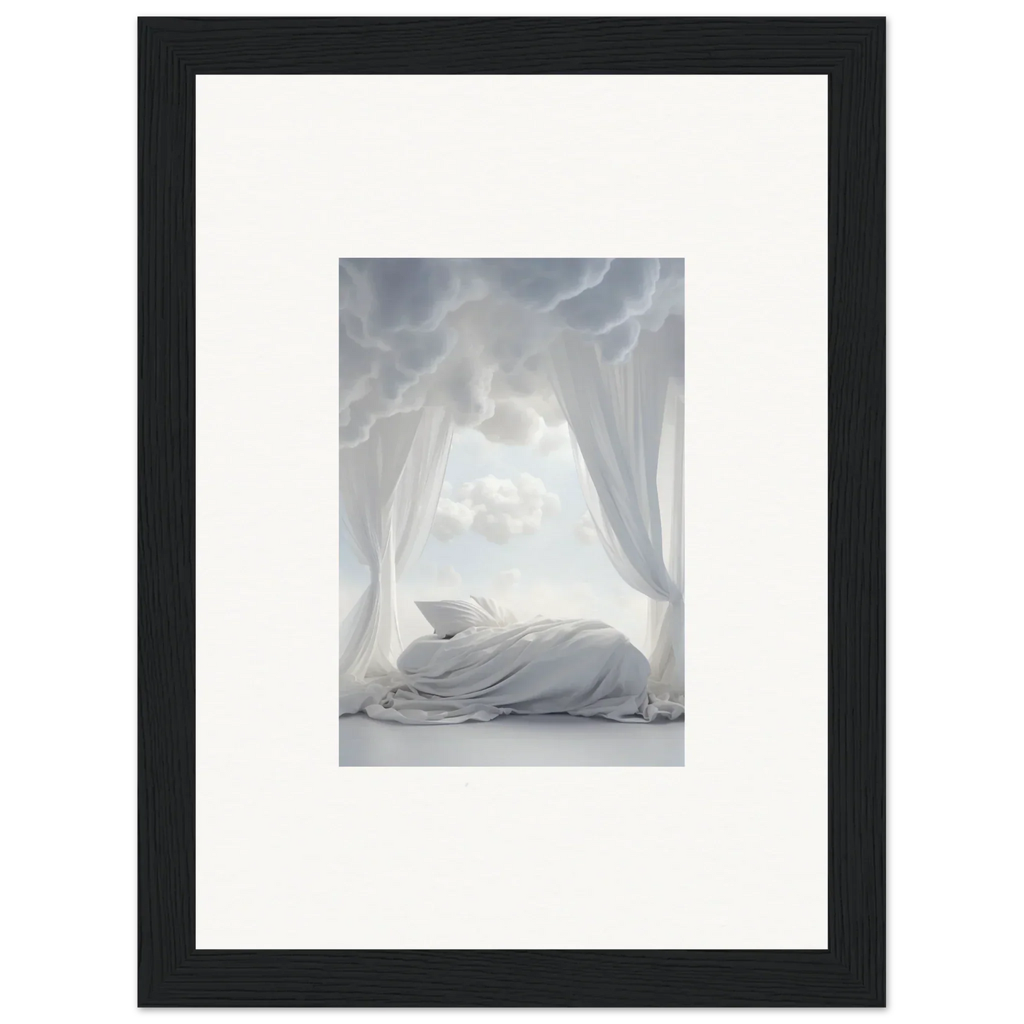 White seal resting on ice, perfect for your Heavenly Acres Whisper room decoration canvas print