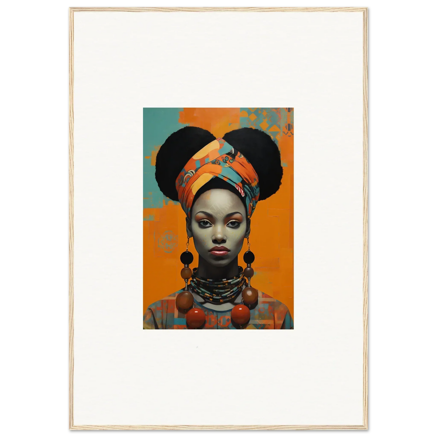 Portrait of Hues Dreamkeeper Sagrado showcasing vibrant African fashion and accessories