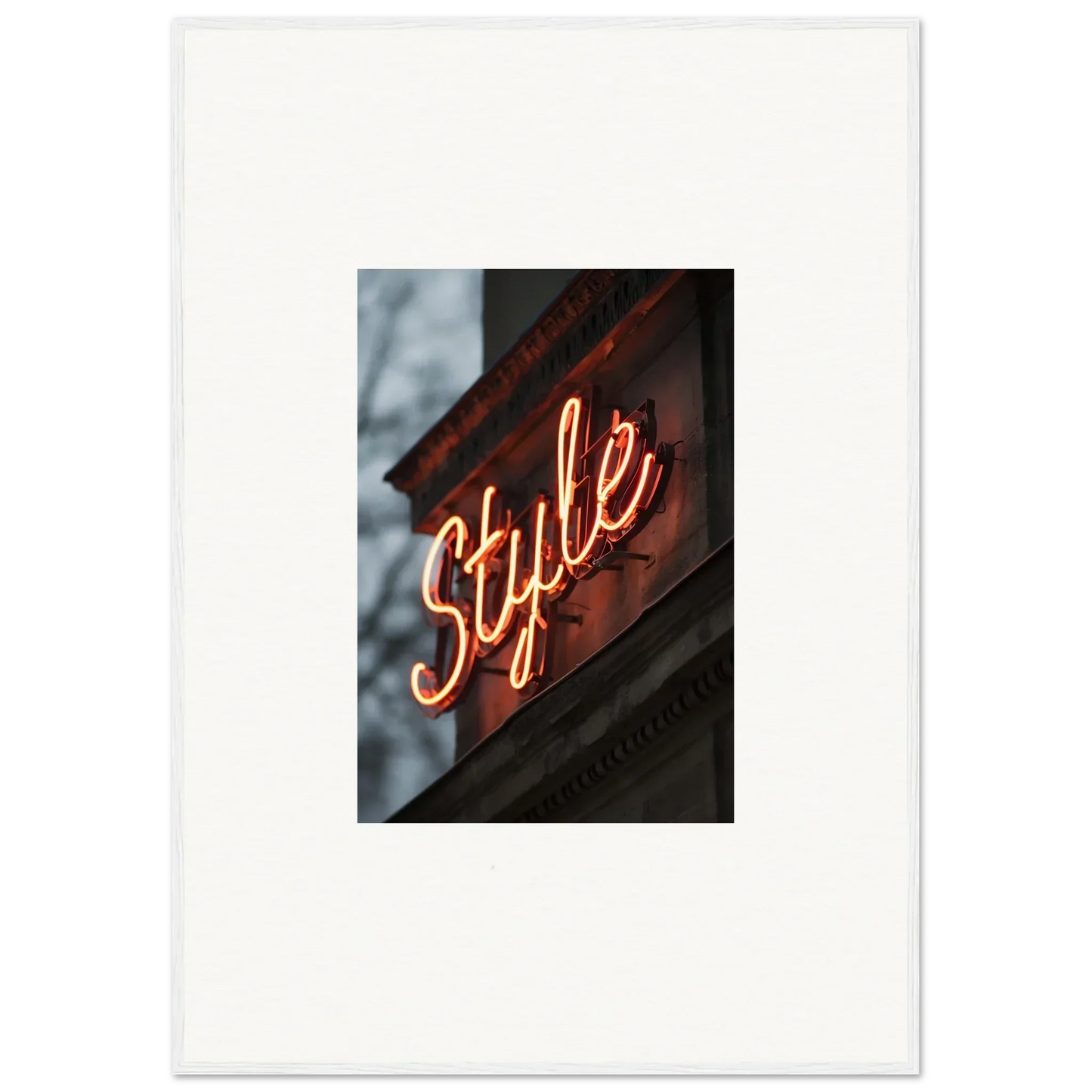 Neon Style sign as vibrant wall art for cool room decoration in Illusion Luminist’s Echo