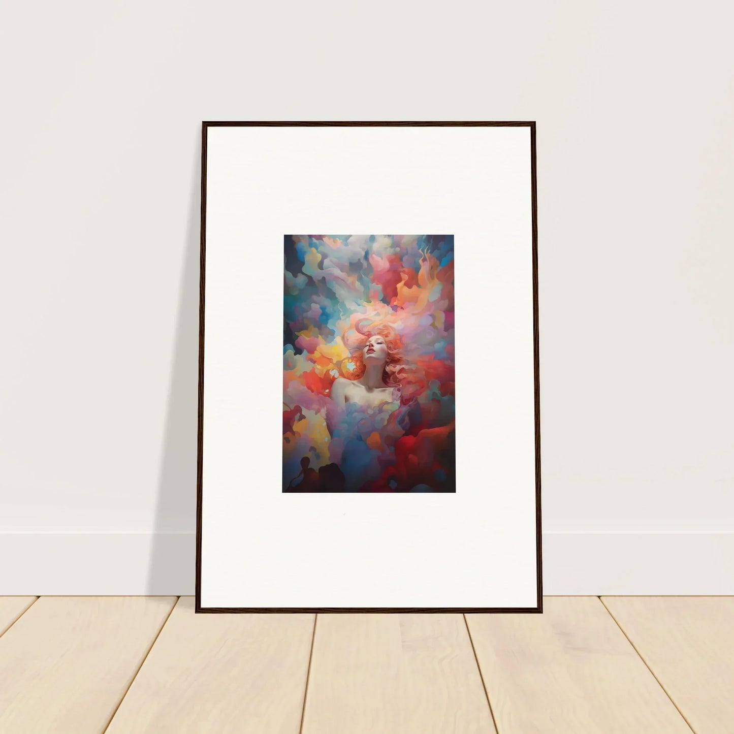 Vibrant abstract canvas print for room decoration and stunning wall art