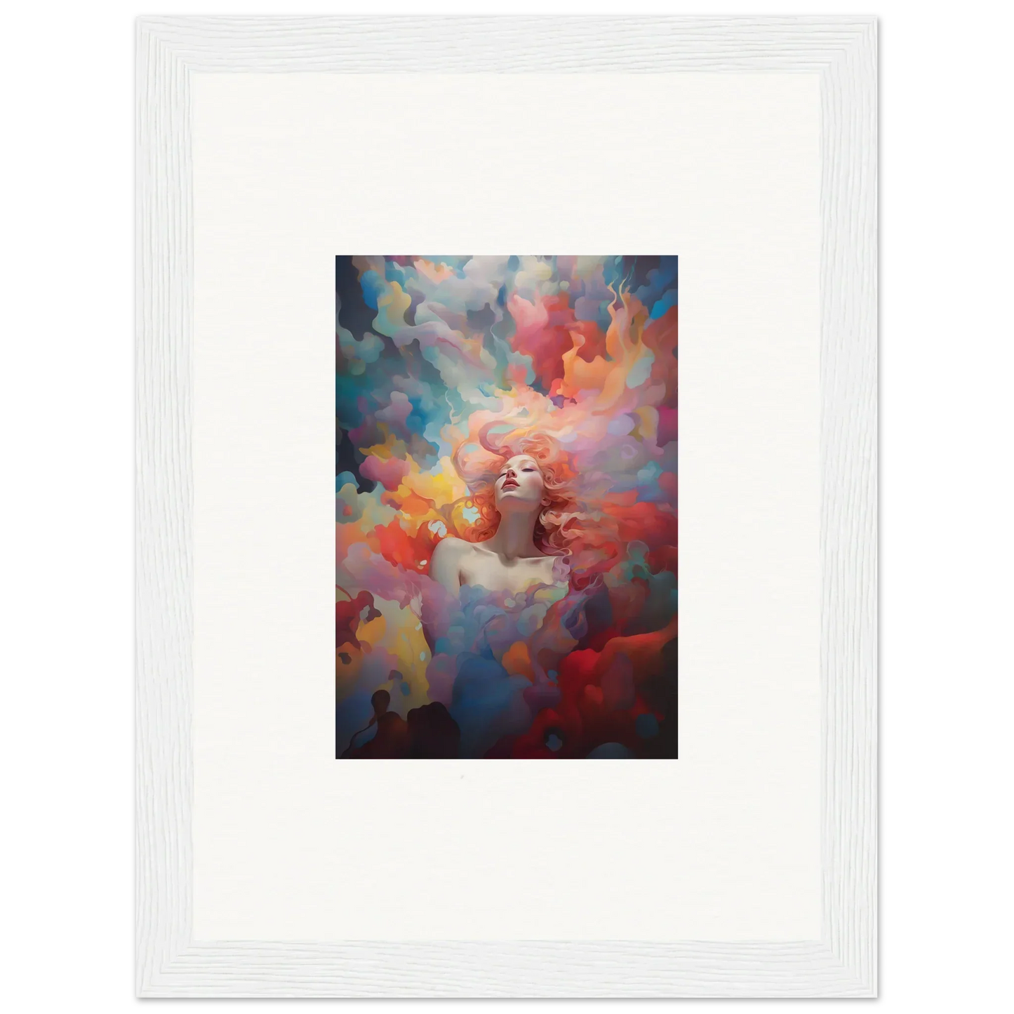 Vibrant abstract canvas print wall art adds flair to your room decoration