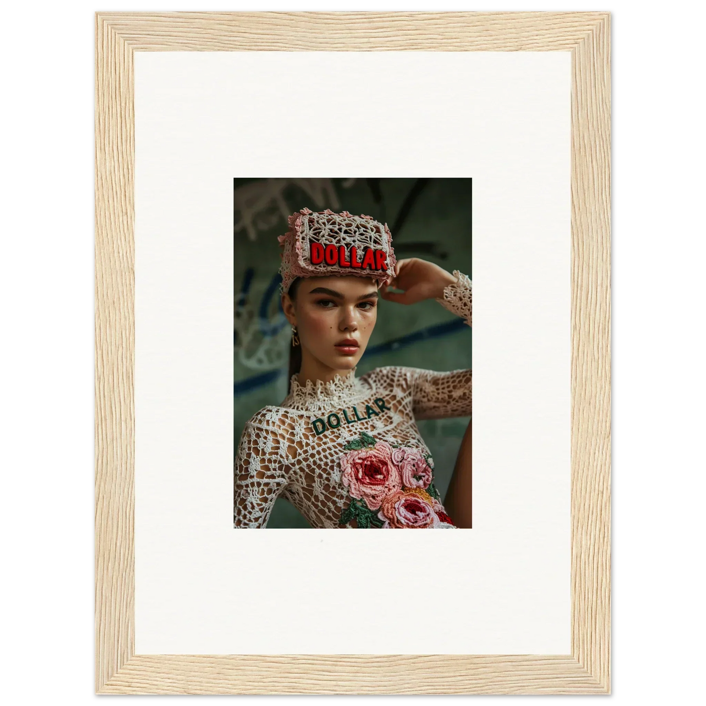 Framed wall art featuring a person in ornate attire for stylish room decor with Monet Bliss