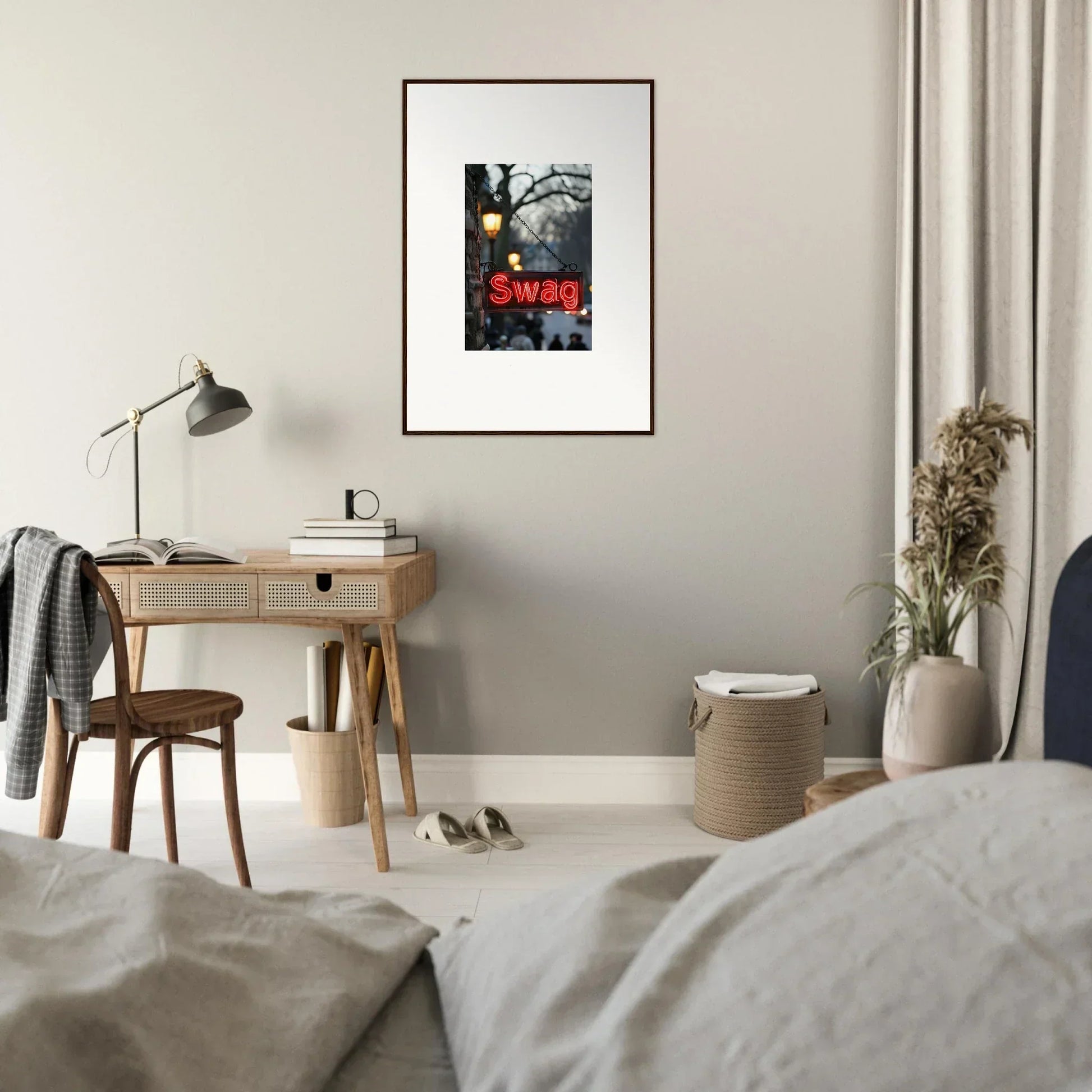 Framed Cujo poster in dark tones, perfect for room decoration and evoking essence