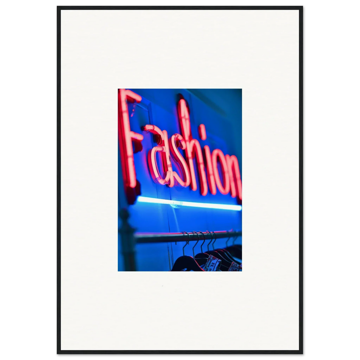 Bright pink neon Fashion sign perfect for room decoration and trendy wall art