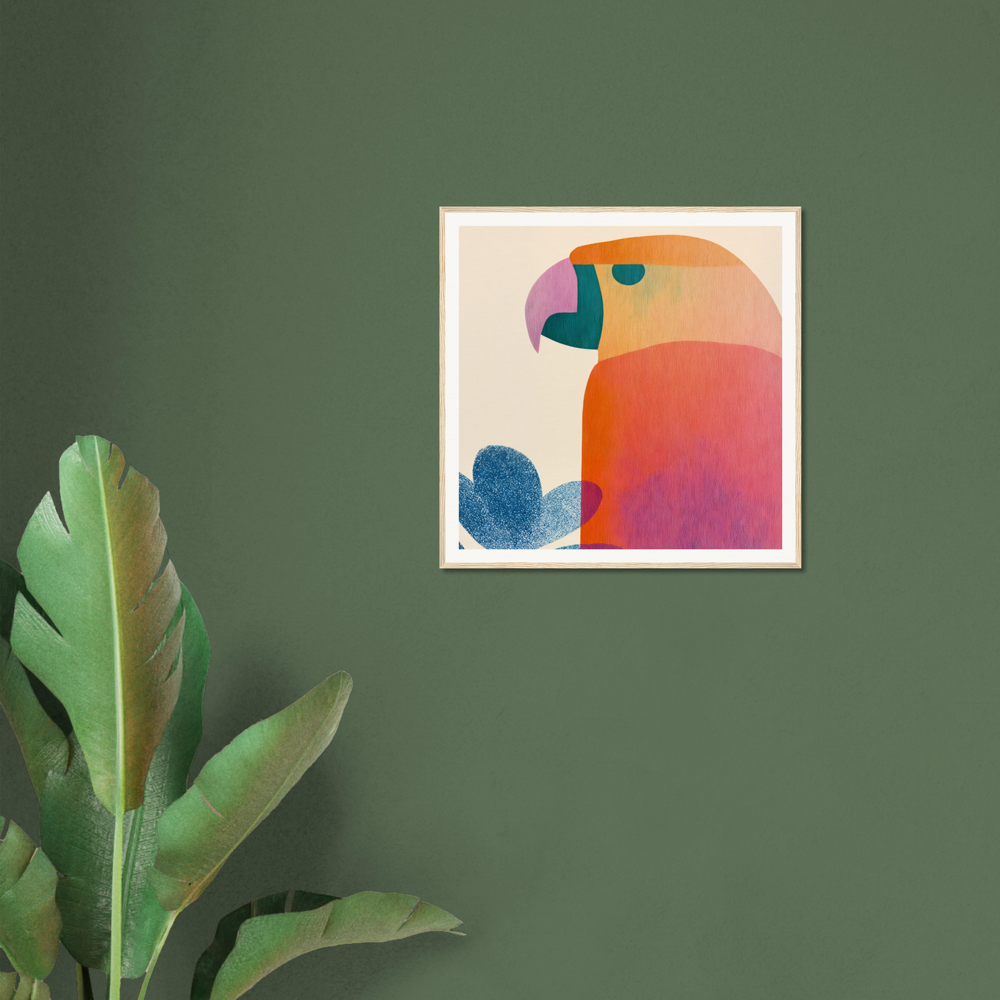 Abstract artwork of curved shapes in vibrant colors from Parrot’d Jazz Dreaming special edition art™