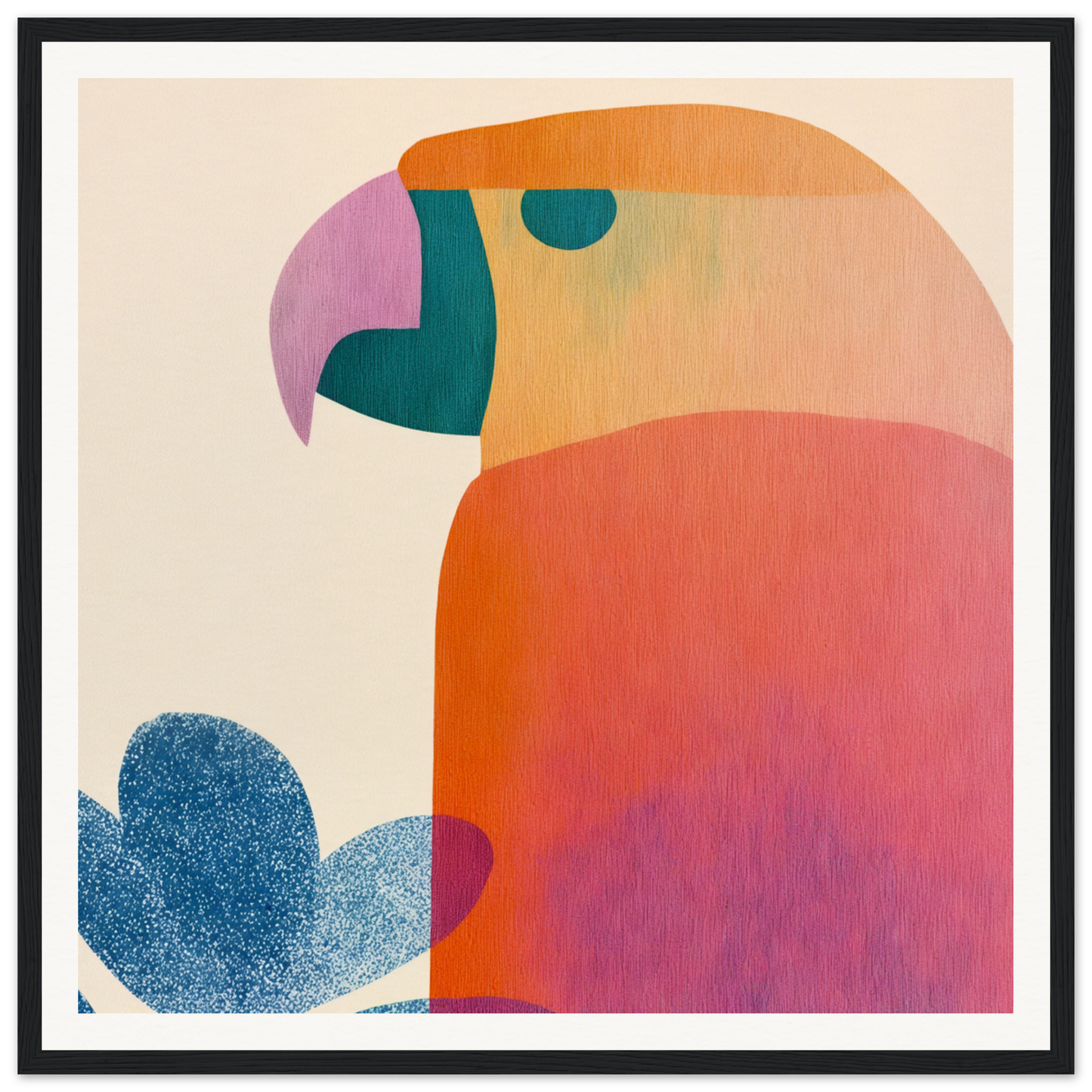 Stylized parrot in vibrant colors for Parrot’d Jazz Dreaming special edition art™
