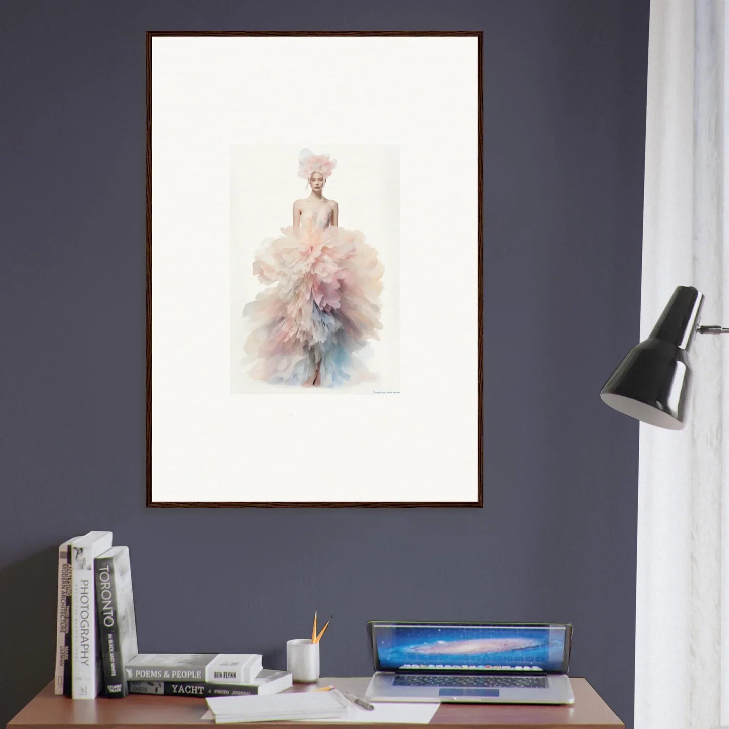 Delicate watercolor ballerina artwork from the special edition art™ Psychedelic Iridescence Hymn