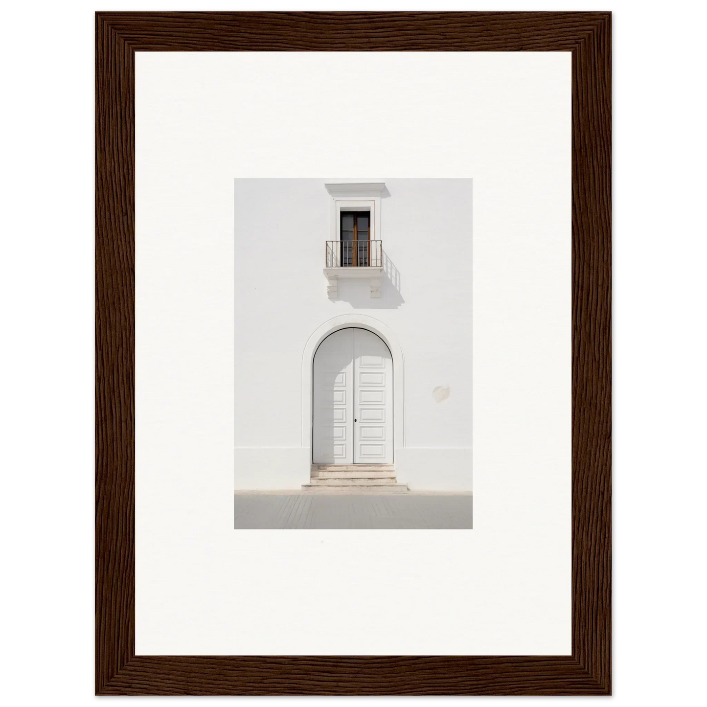 White arched doorway with a window in Radiant Portal Reverie special edition art™