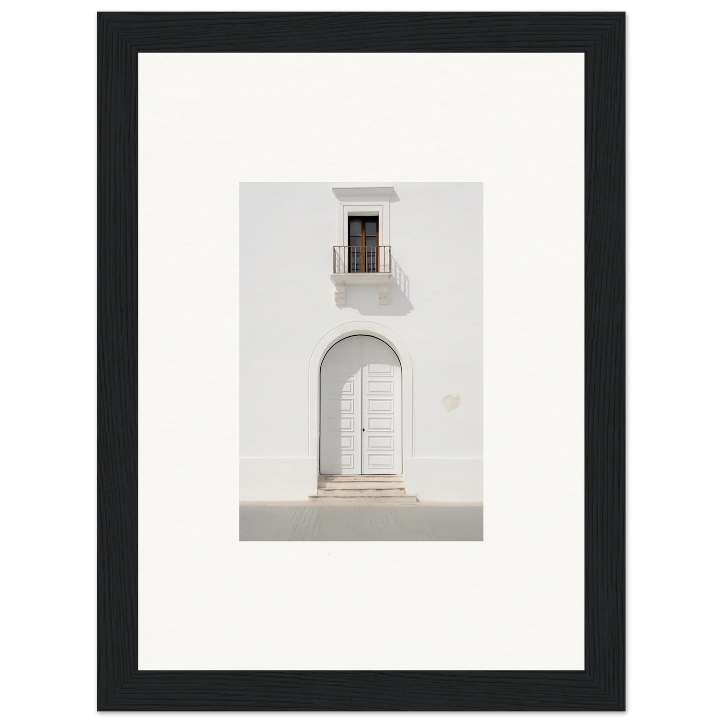 White arched doorway with window above in Radiant Portal Reverie special edition art™