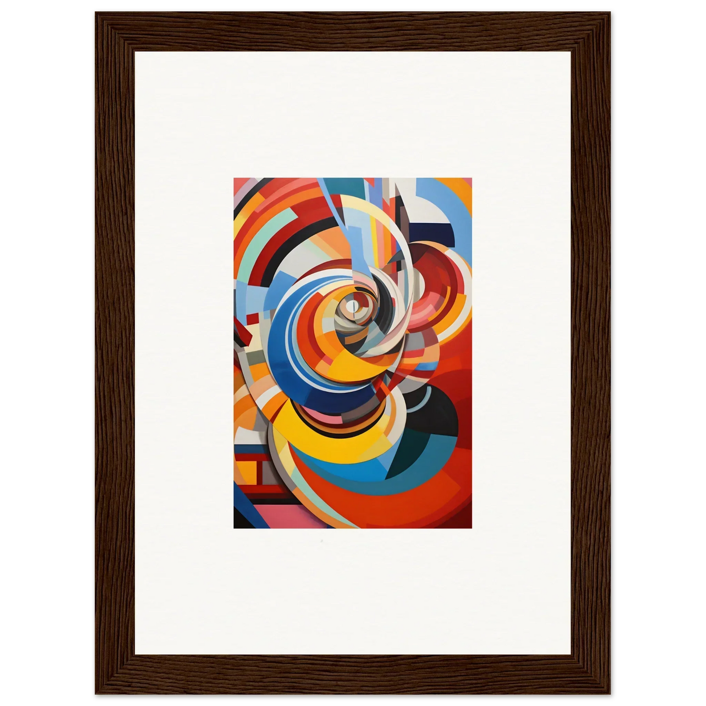 Abstract painting of swirling colors in Rainbow Euphony Whisper special edition art™