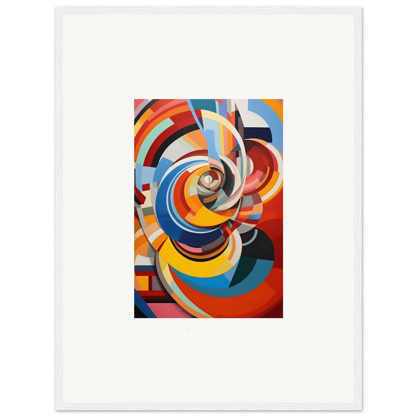 Abstract geometric painting in vibrant colors for Rainbow Euphony Whisper special edition art™