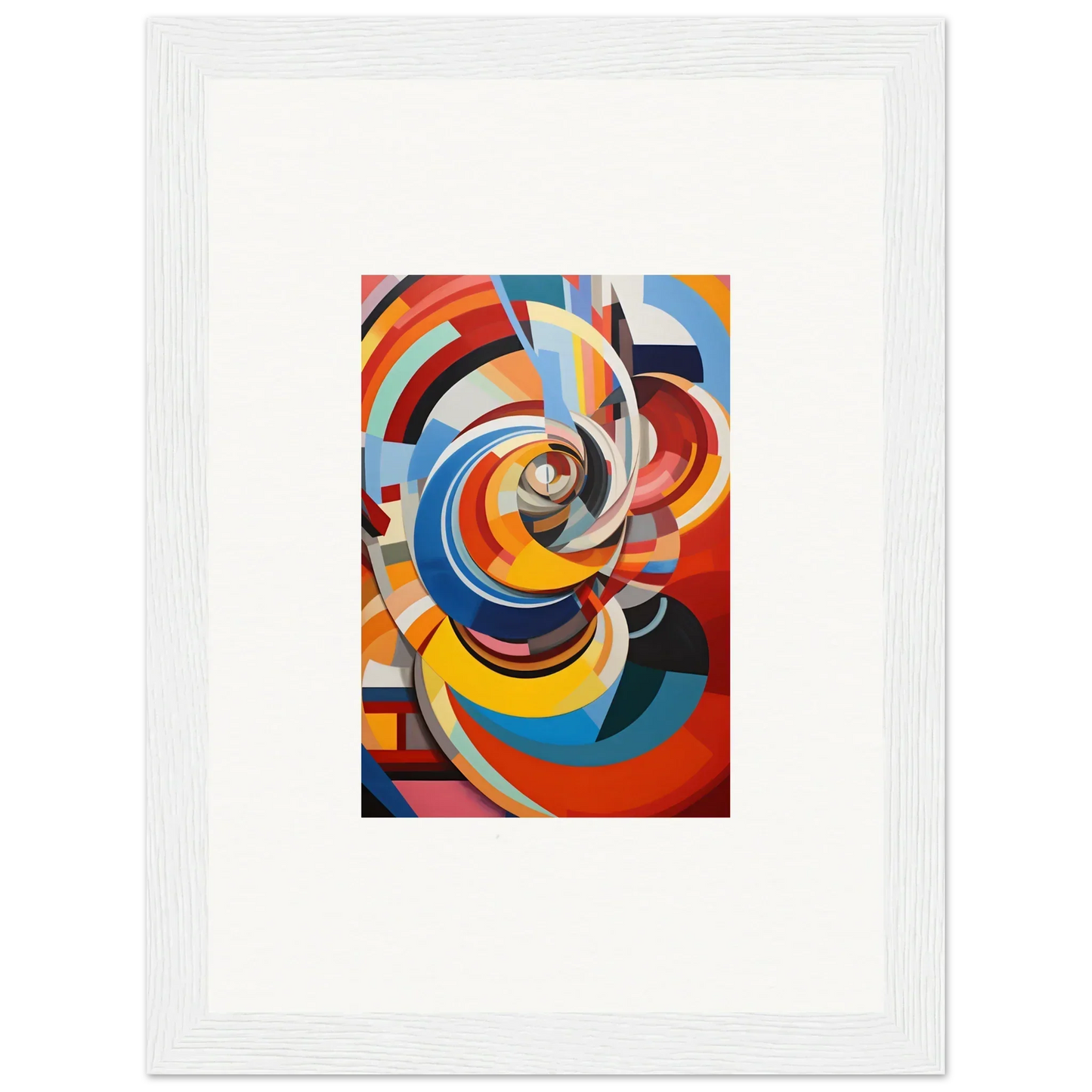 Abstract geometric painting in bold colors for Rainbow Euphony Whisper special edition art™