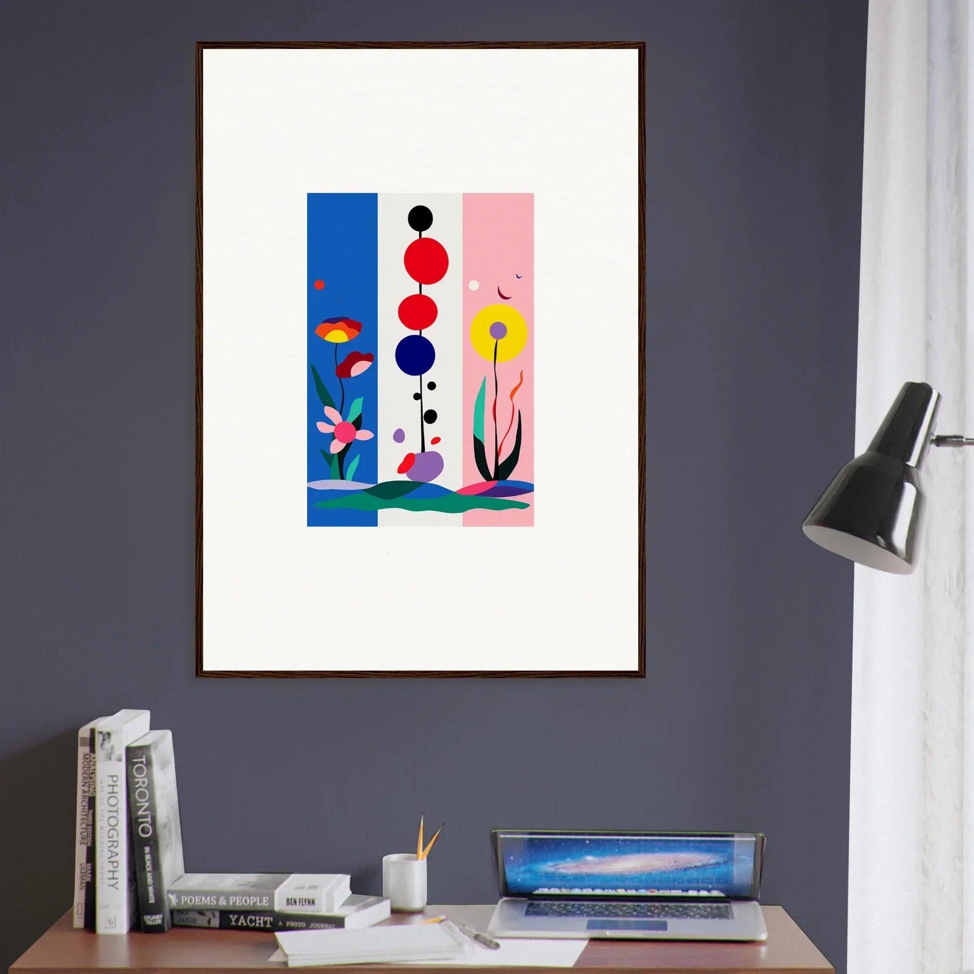 Colorful Surreal Fleur Fantaisie canvas print perfect for vibrant room decoration